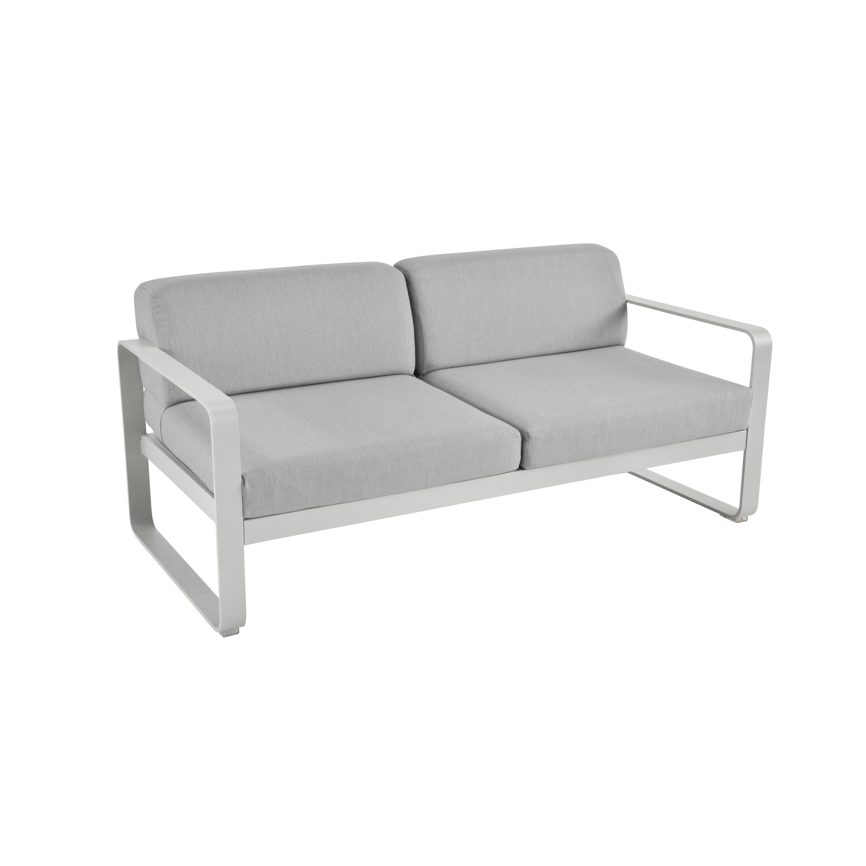 Bellevie | 2-Seater Sofa – Flannel Grey Cushions