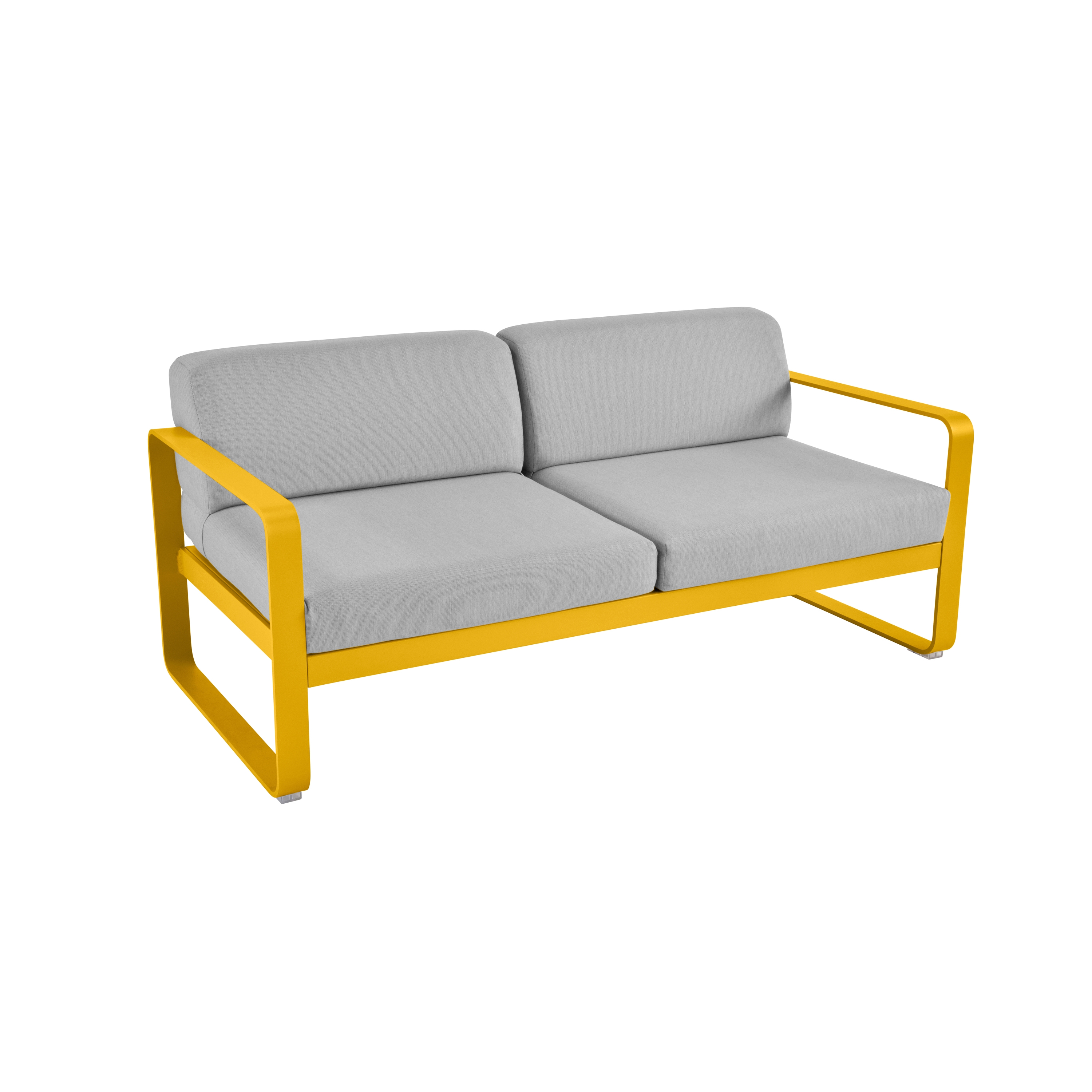 Bellevie | 2-Seater Sofa – Flannel Grey Cushions