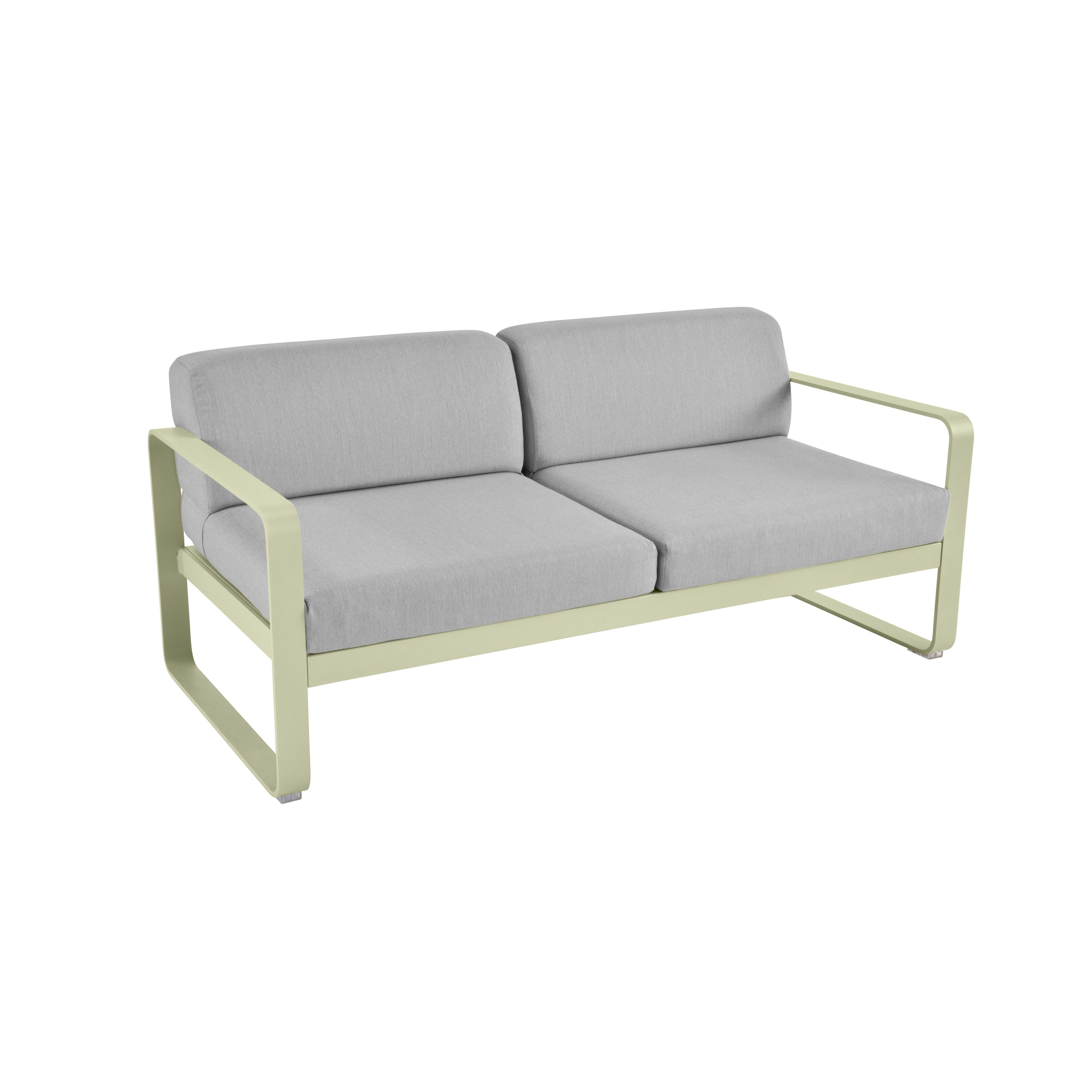 Display product Bellevie | 2-Seater Sofa – Flannel Grey Cushions from manufacturer FERMOB