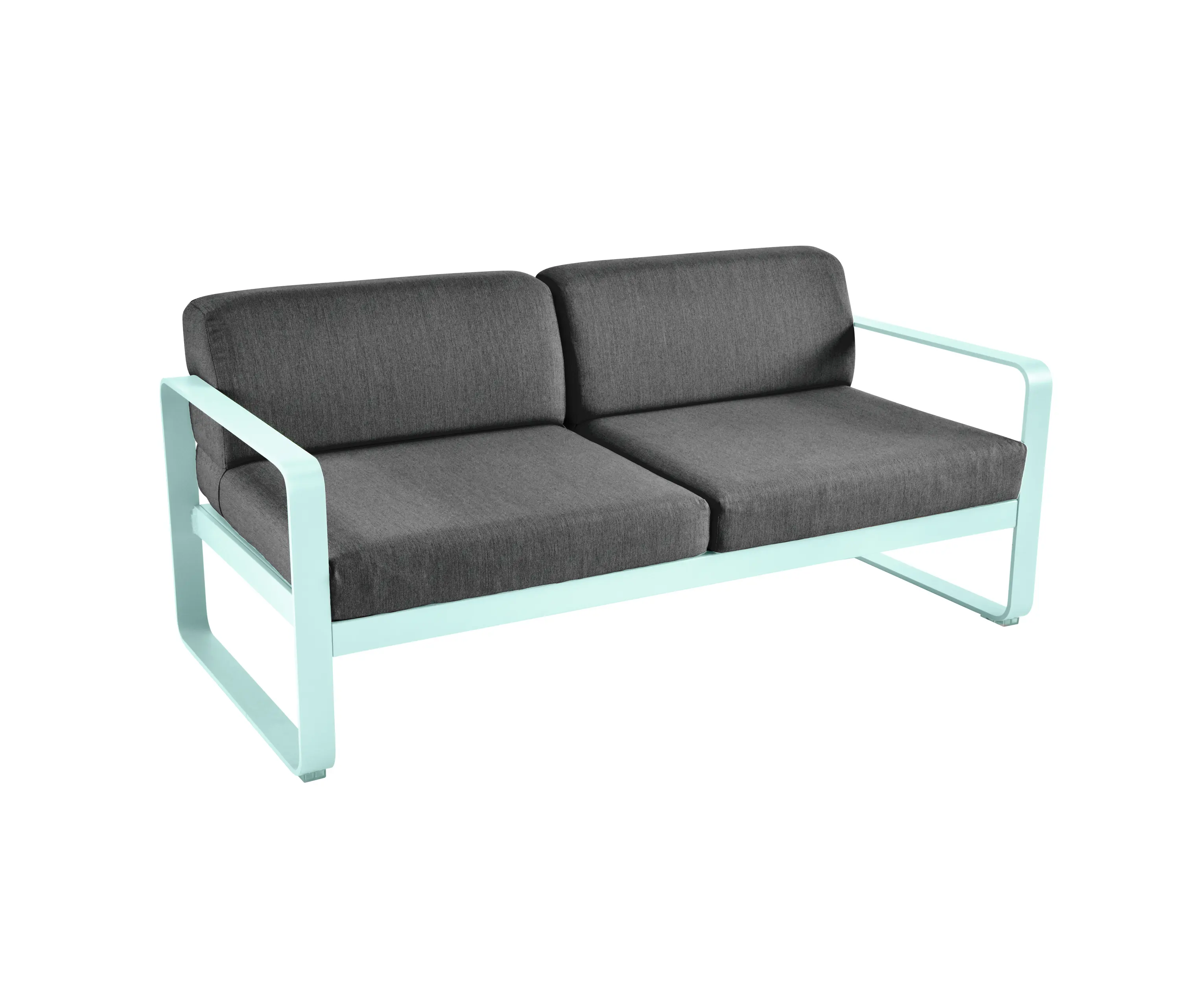 FERMOB - Bellevie | 2-Seater Sofa – Graphite Cushions
