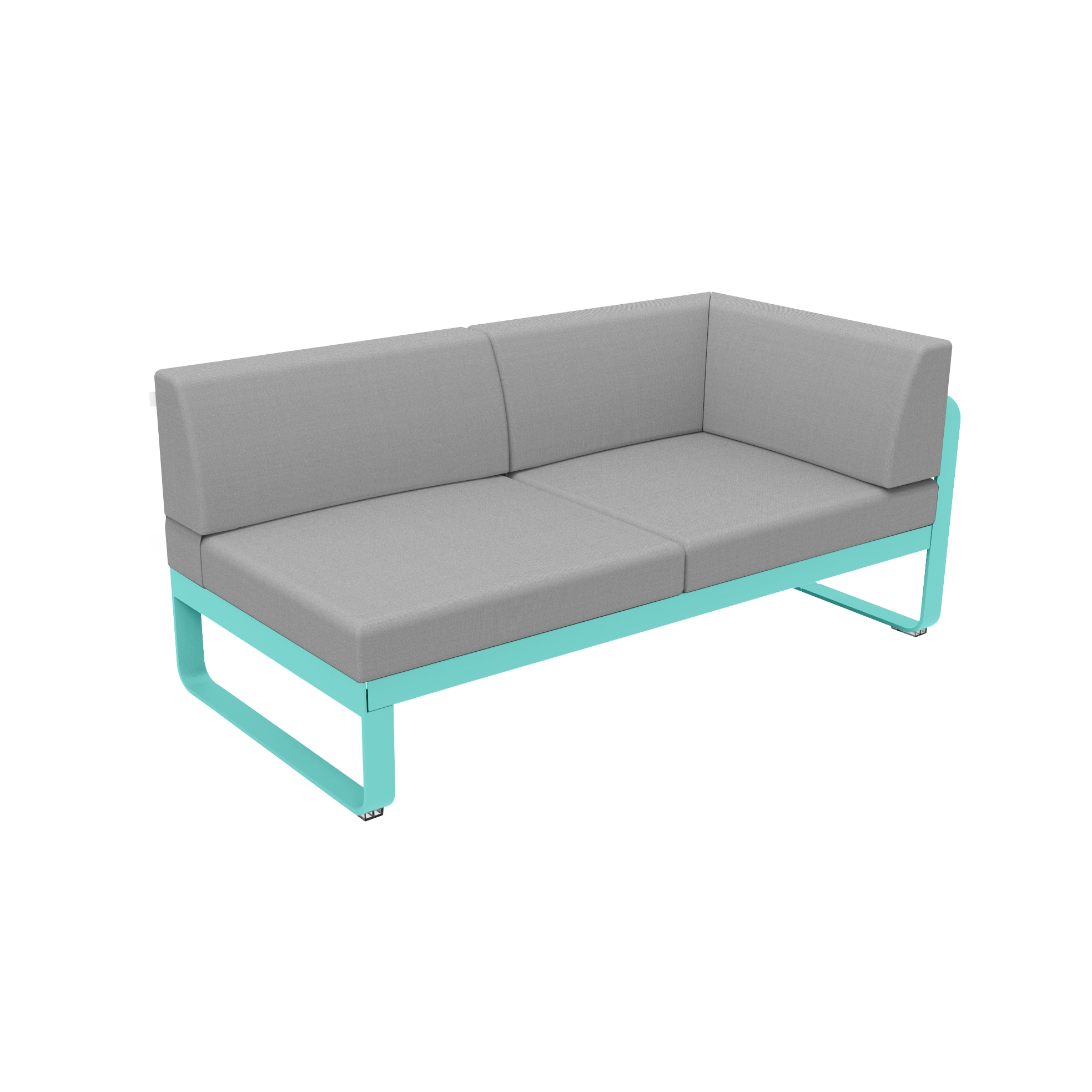 Display product Bellevie | Lounge 2-Seater Right Corner Module from manufacturer FERMOB