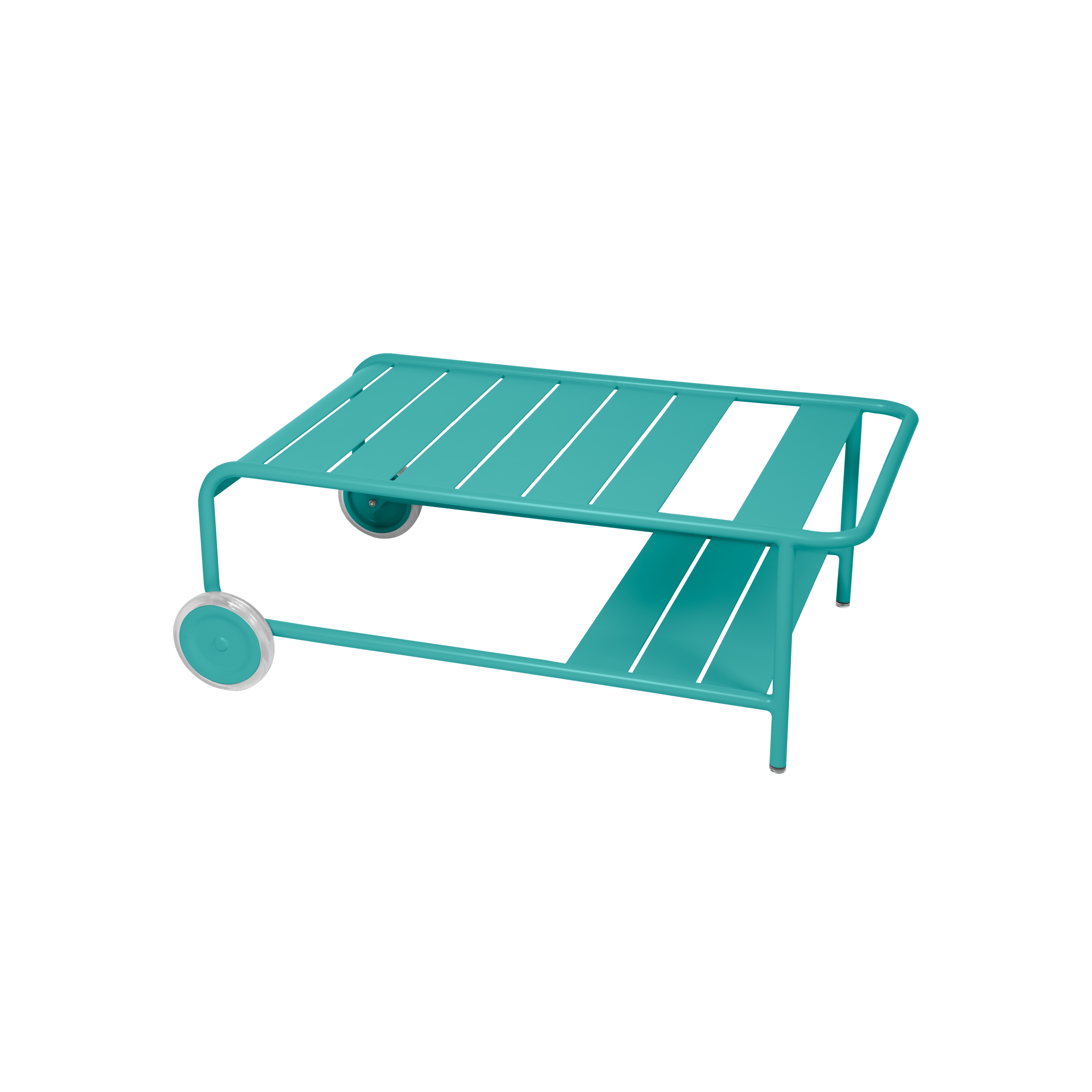 Display product Luxembourg | Lounge Low Table With Casters from manufacturer FERMOB