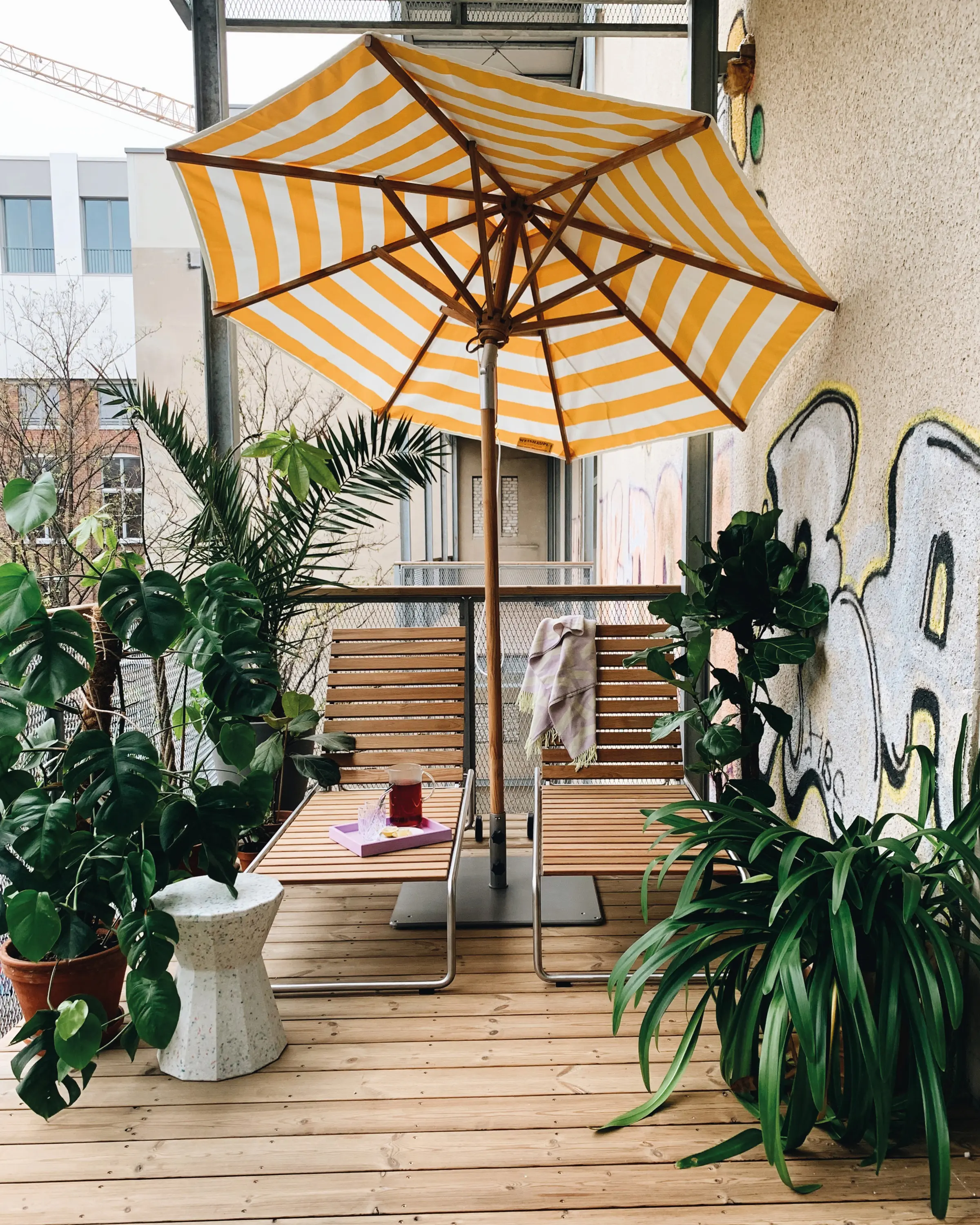 Weishäupl - Teak Parasol Ø 300 cm