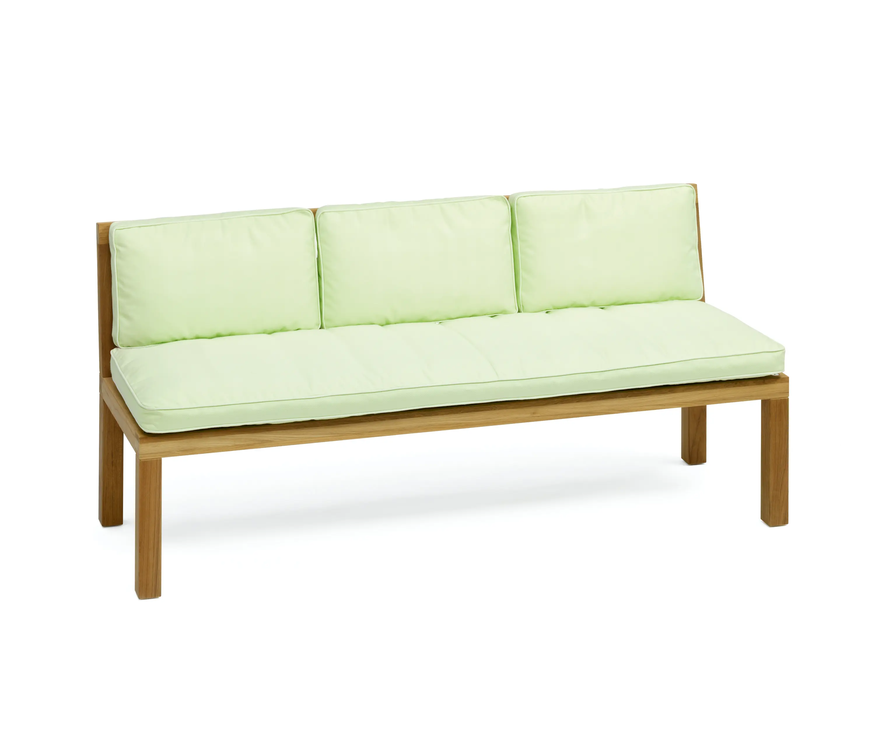 Weishäupl - New Hampton Bench with seat and back cushions