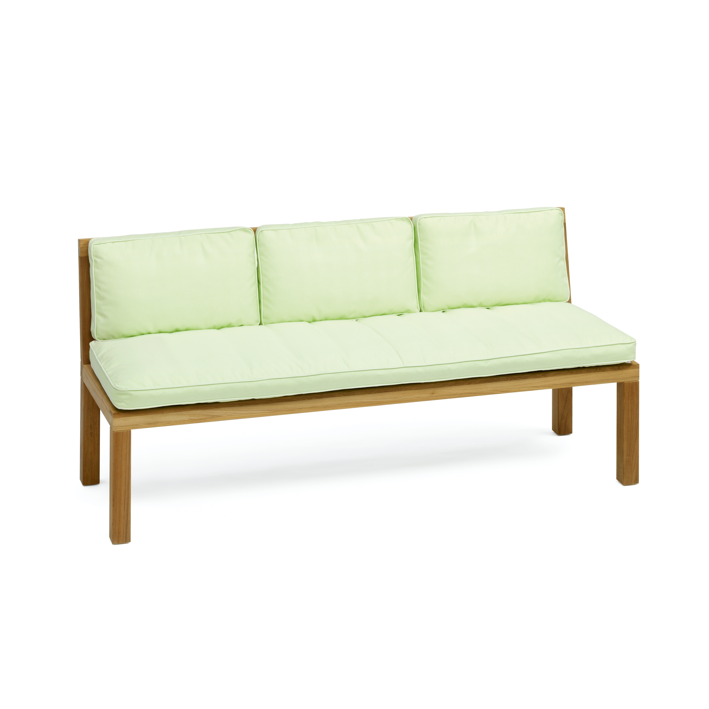 Display product New Hampton Bench with seat and back cushions from manufacturer Weishäupl