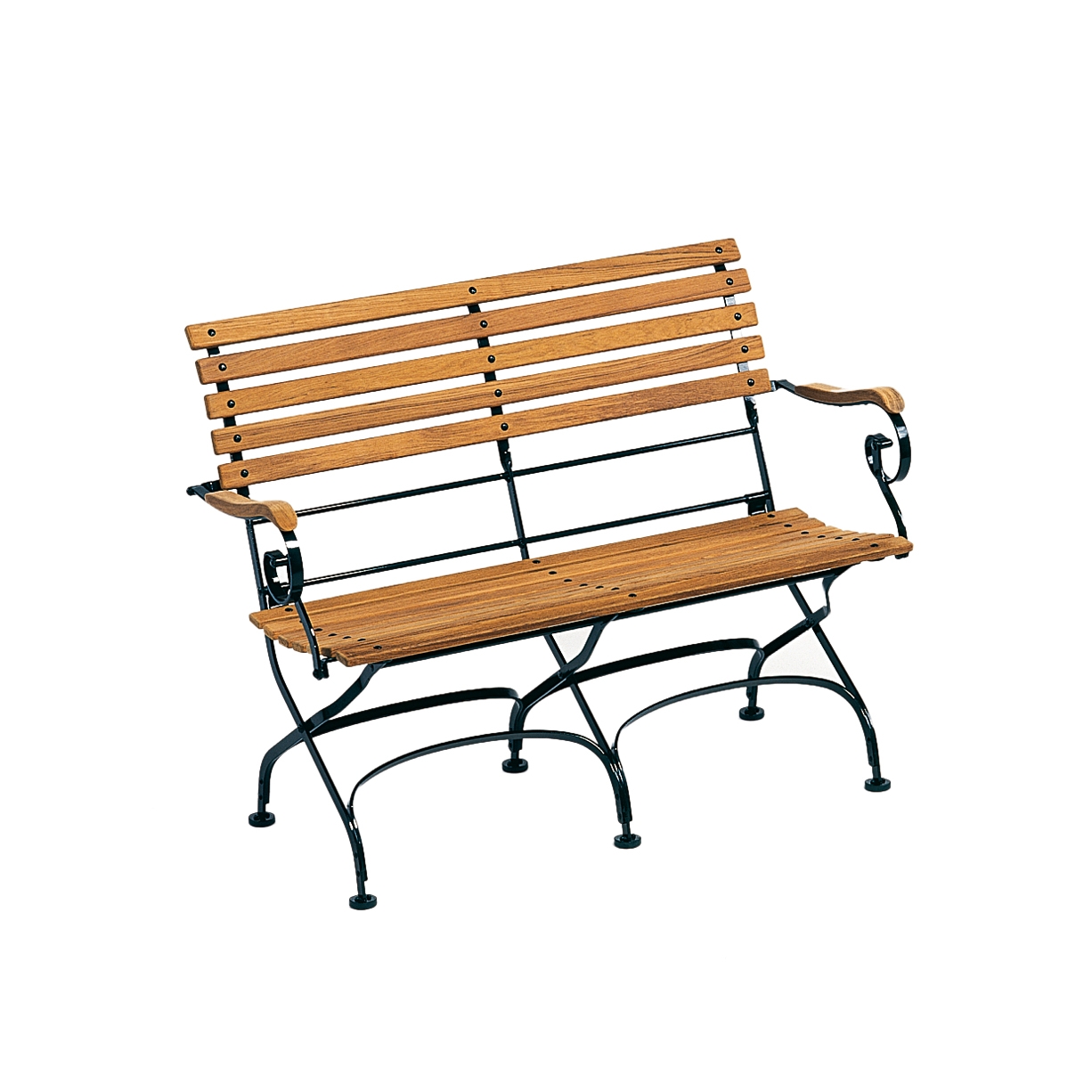 Display product Classic Bench 2-Seater with armrests from manufacturer Weishäupl