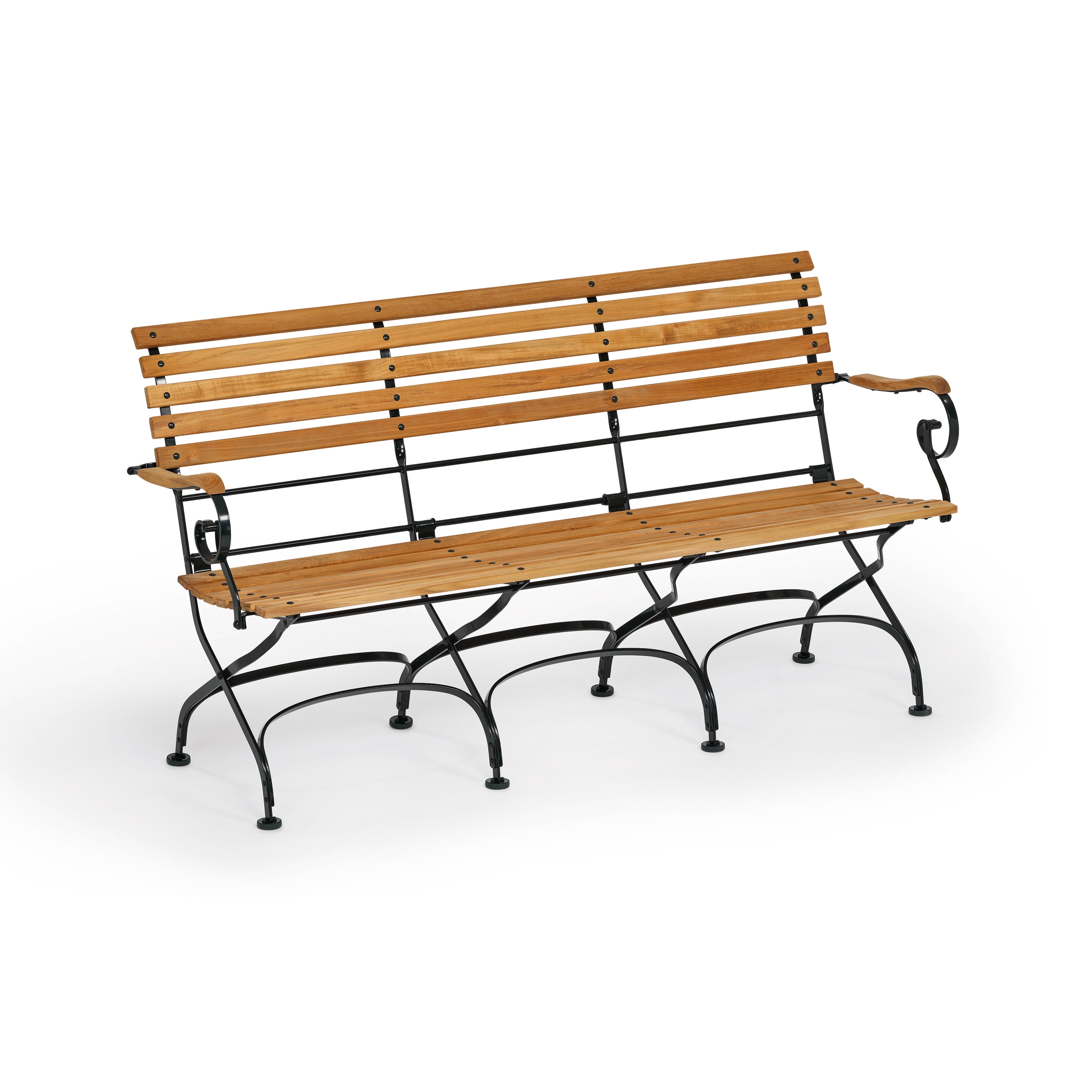 Mostra il prodotto Classic Bench 3-Seater with armrests del produttore Weishäupl