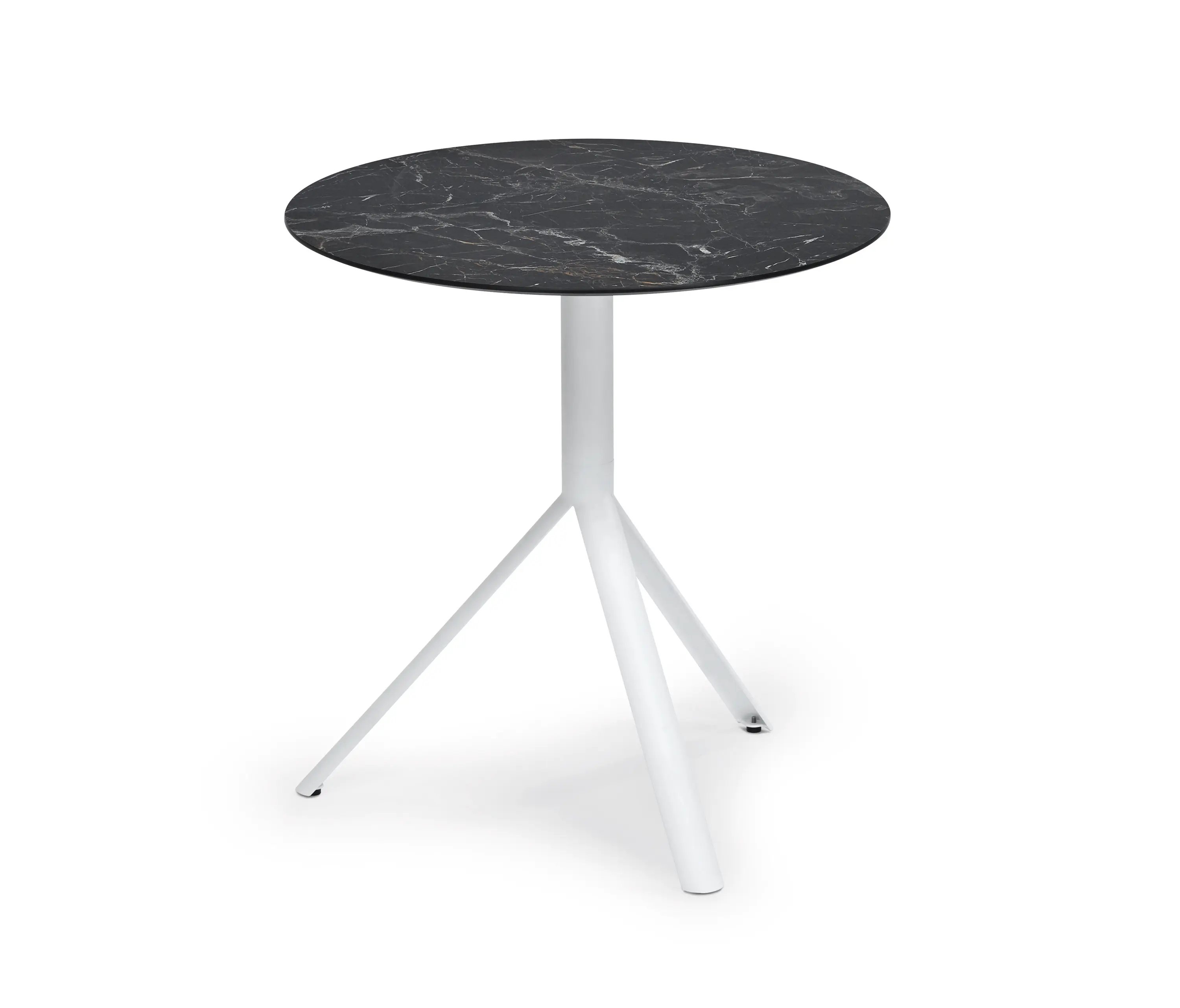 Weishäupl - Trio Bistro Table, Tabletop HPL Marmor schwarz