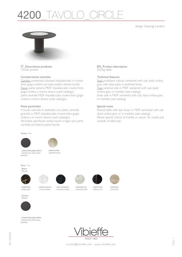 Preview image for the file Tavolo Circle