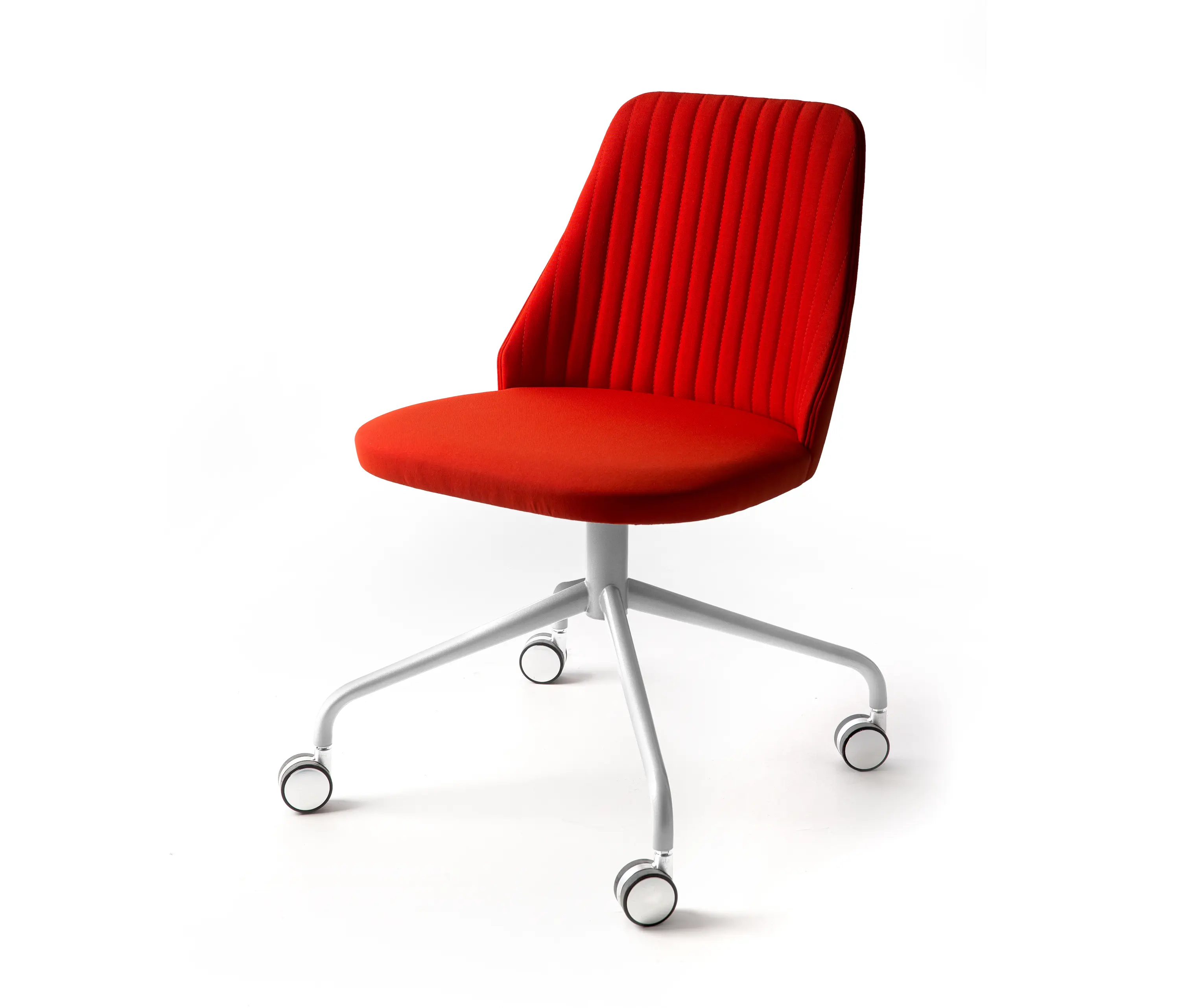 Bross - Break Chaise pivotante avec roulettes