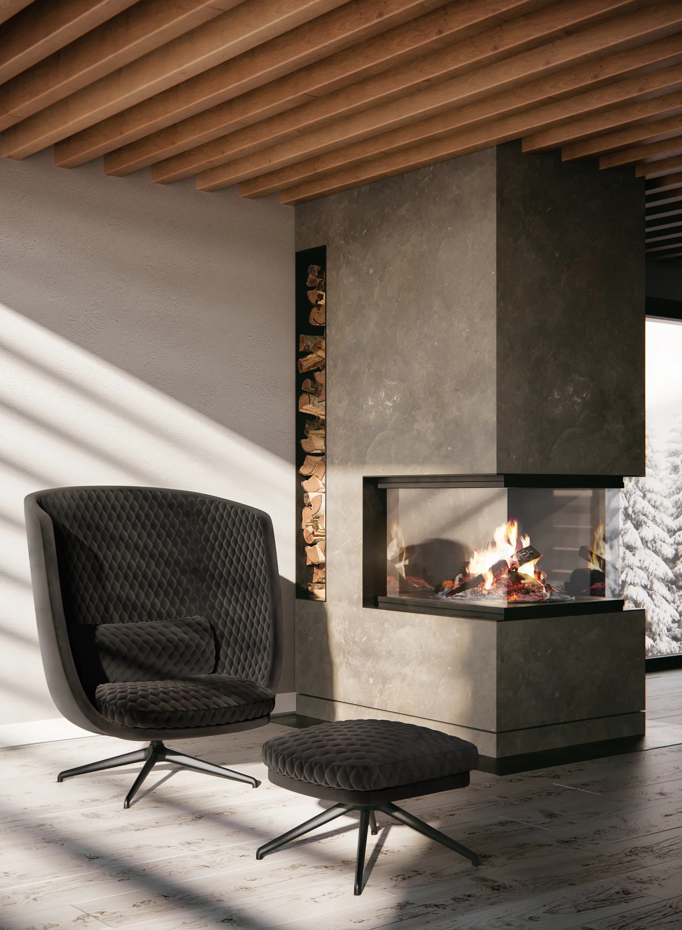 Rossin srl - cleo metal - Lounge chair low