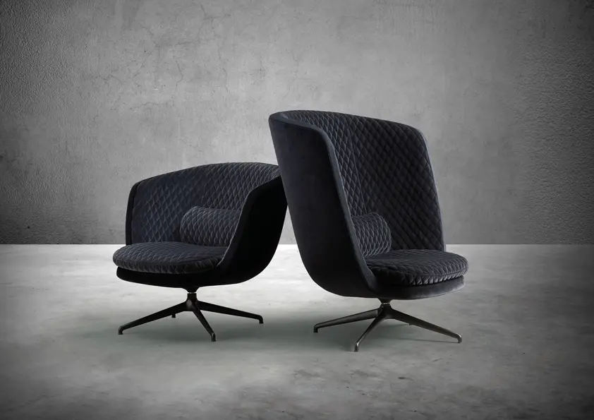 Rossin srl - cleo metal - Lounge chair low