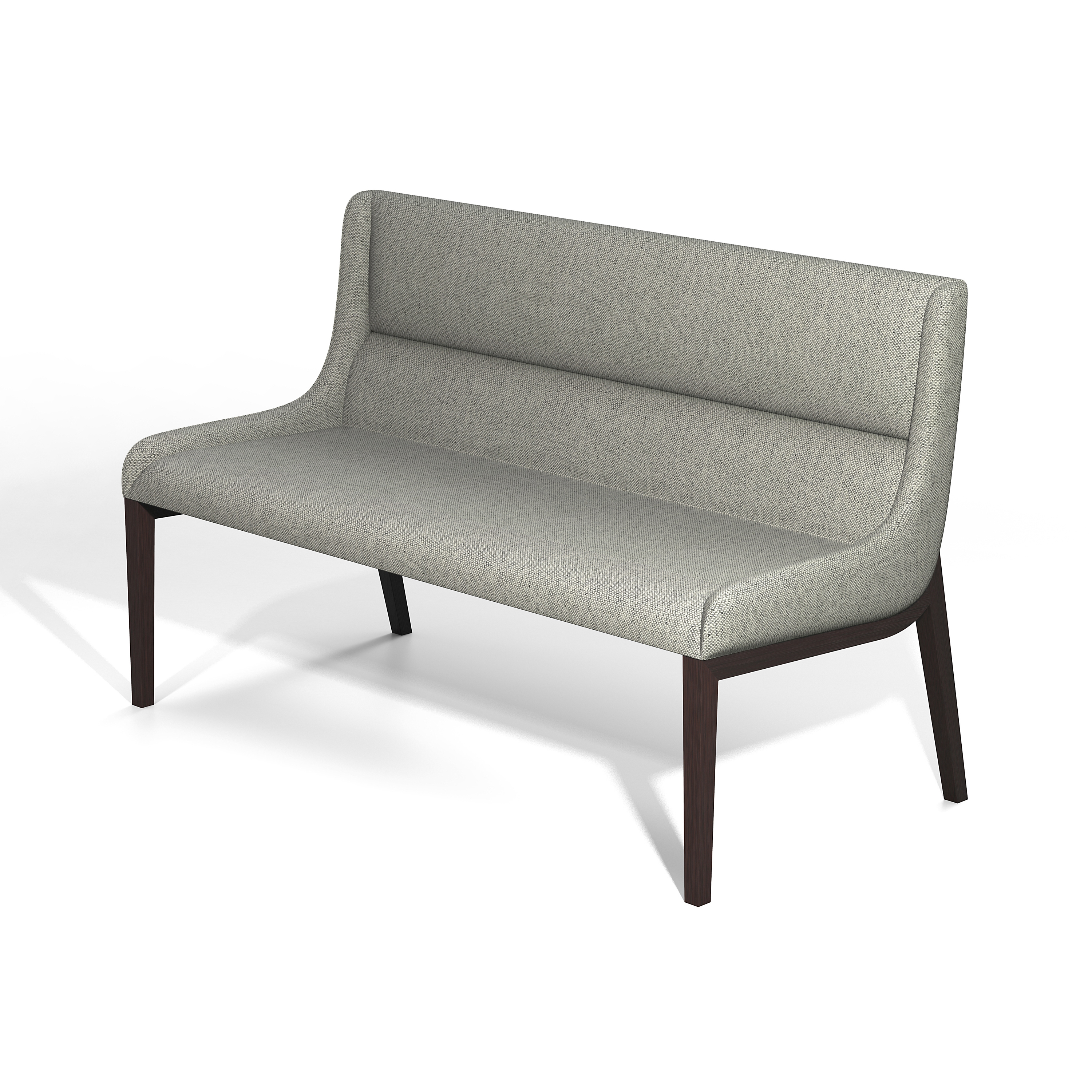 Display product aris dining - 2-seater sofa low, no armrest from manufacturer Rossin srl