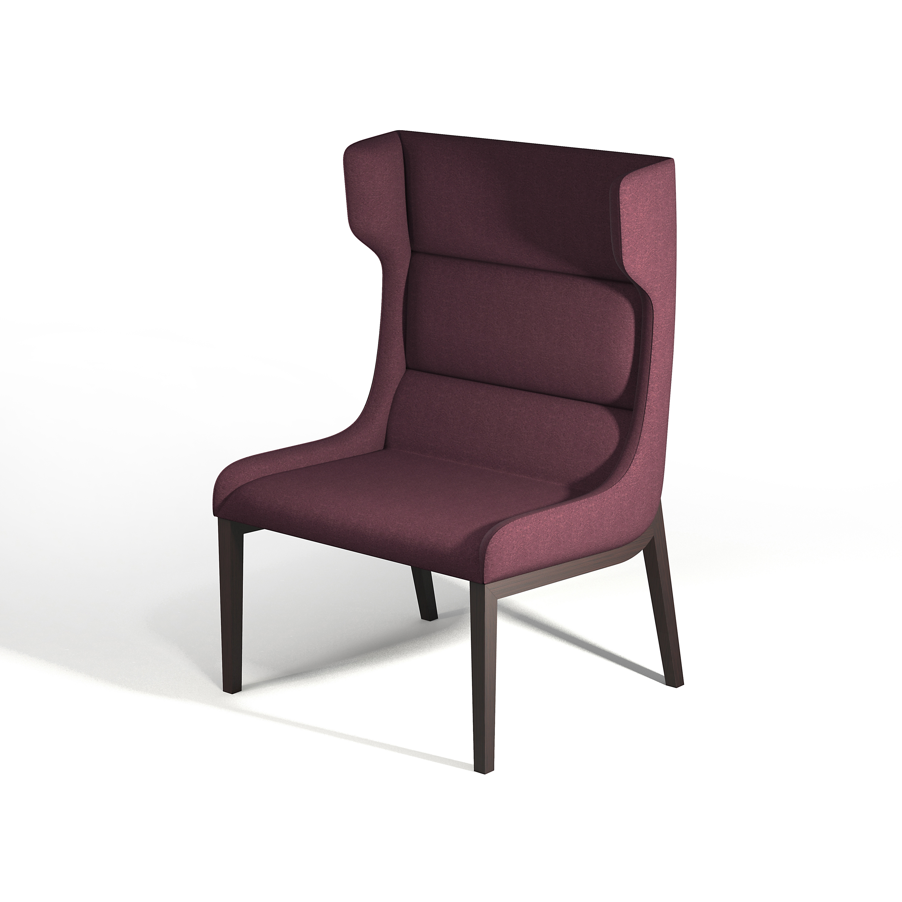 Mostrar el producto aris dining - Armchair high, with side "ears"" del fabricante Rossin srl