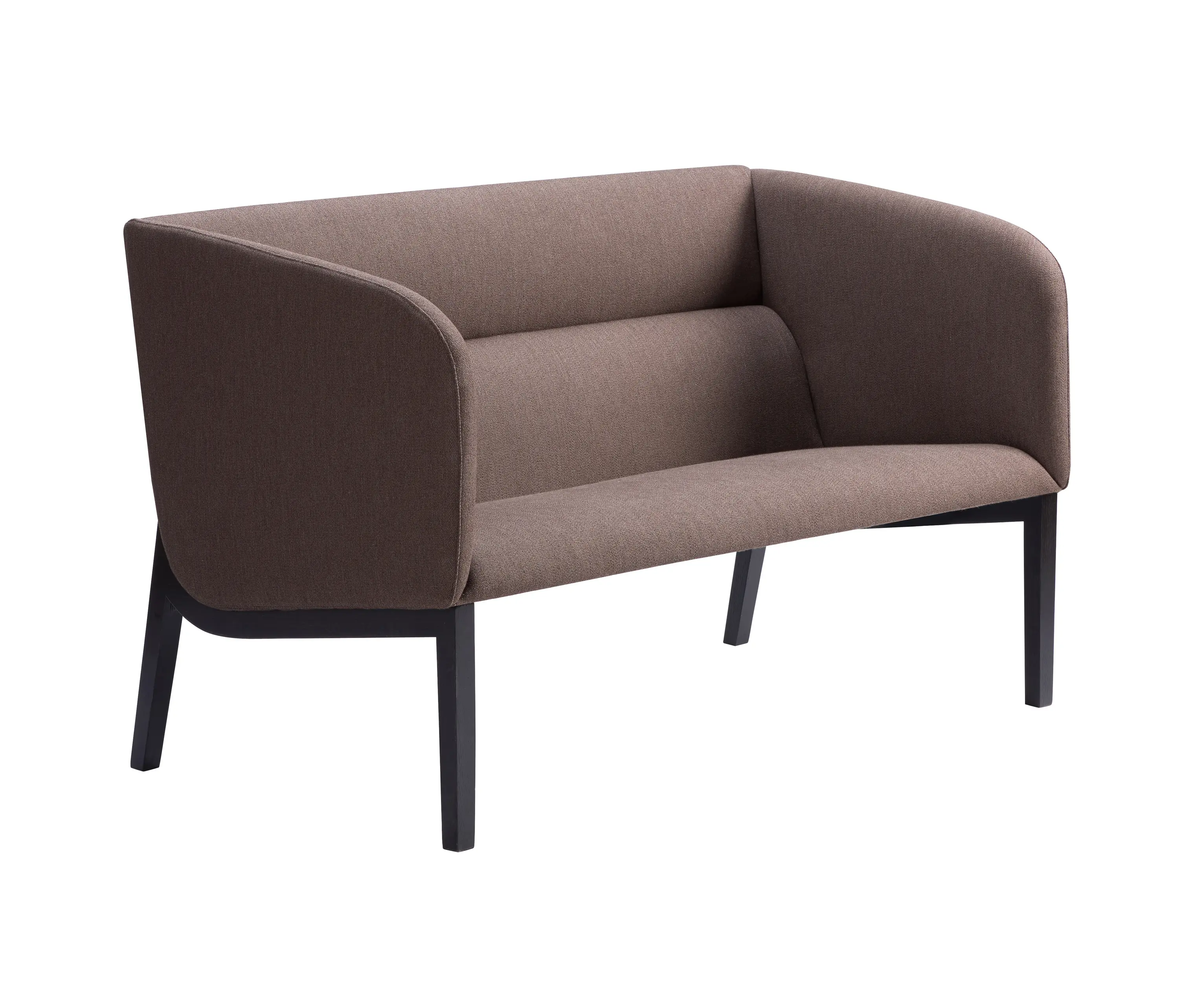 Rossin srl - aris lounge - Canapé 2 places bas, accoudoirs fermés