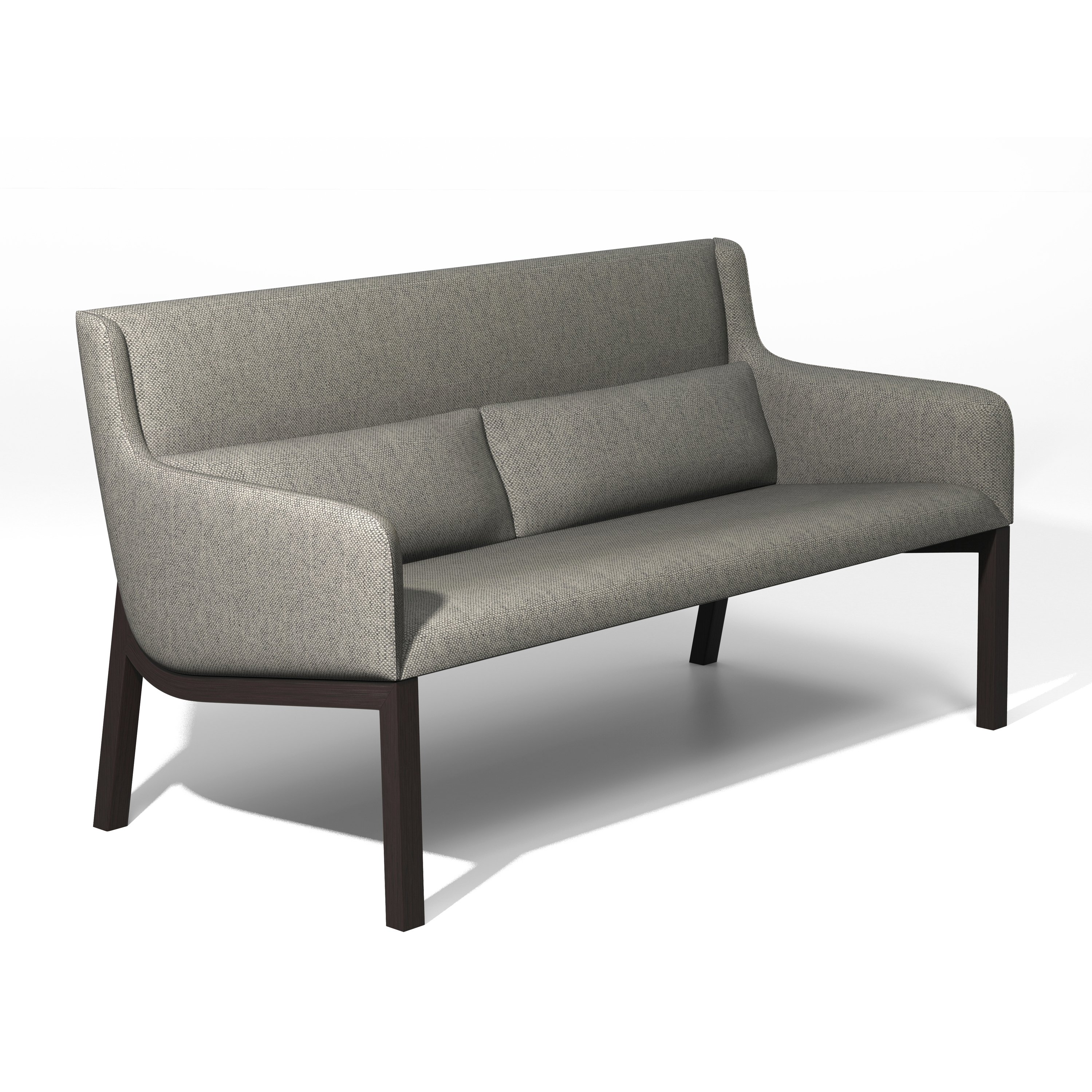 Mostra il prodotto aris lounge - 2-seater sofa low, open armrests del produttore Rossin srl