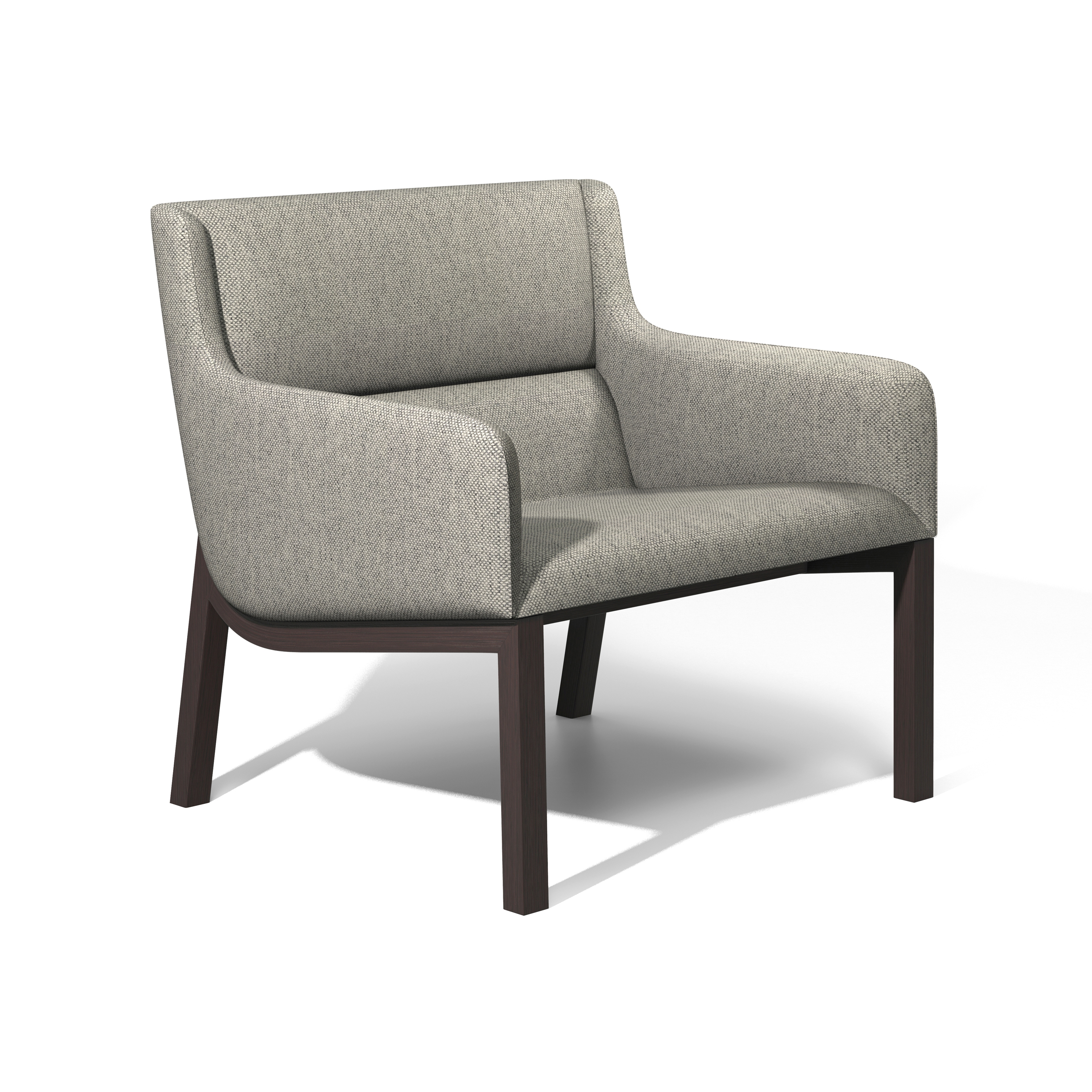 aris lounge - Armchair low, open armrests