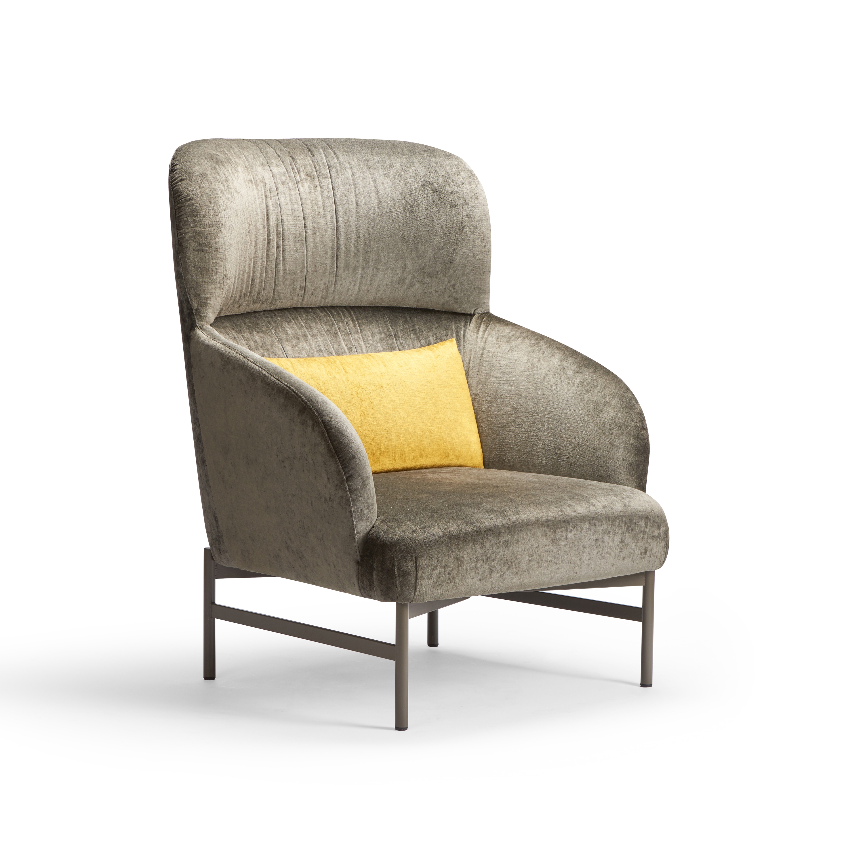 Vertoon produk kamal - Armchair high with back cushion van vervaardiger Rossin srl