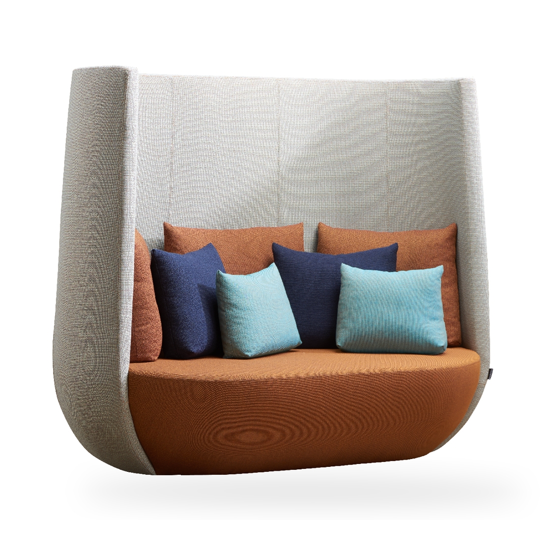 Display product nido - 2-seater Sofa high backseat from manufacturer Rossin srl