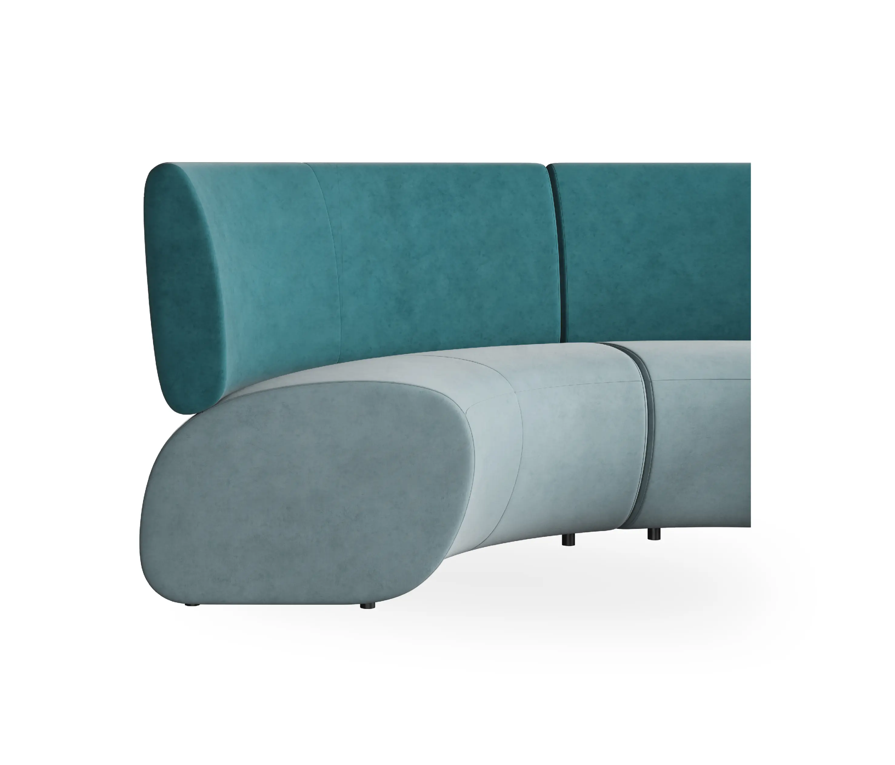 Rossin srl - rail - Rundelement 72°Rücken nieder