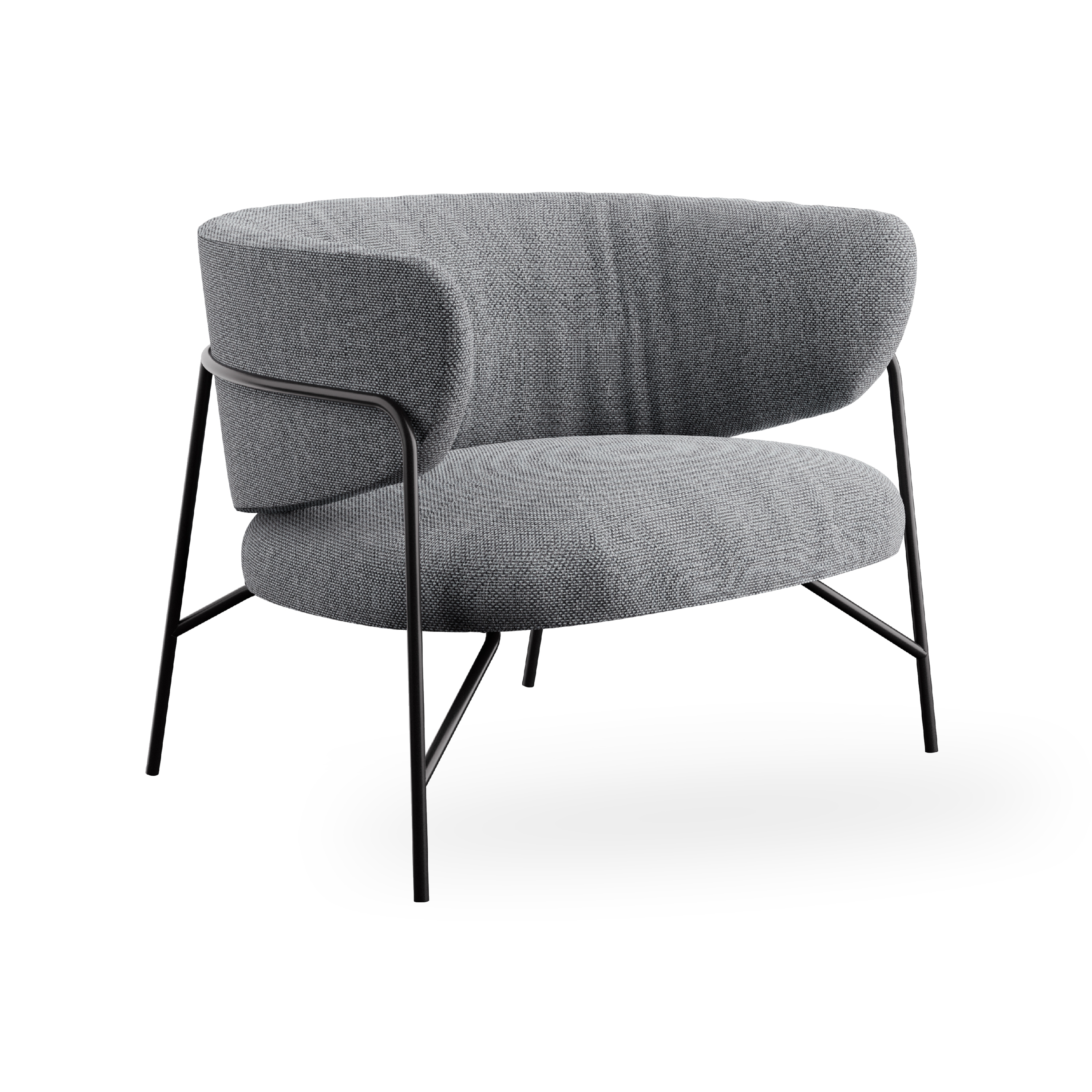 Display product samurai - Armchair lounge, low backrest from manufacturer Rossin srl