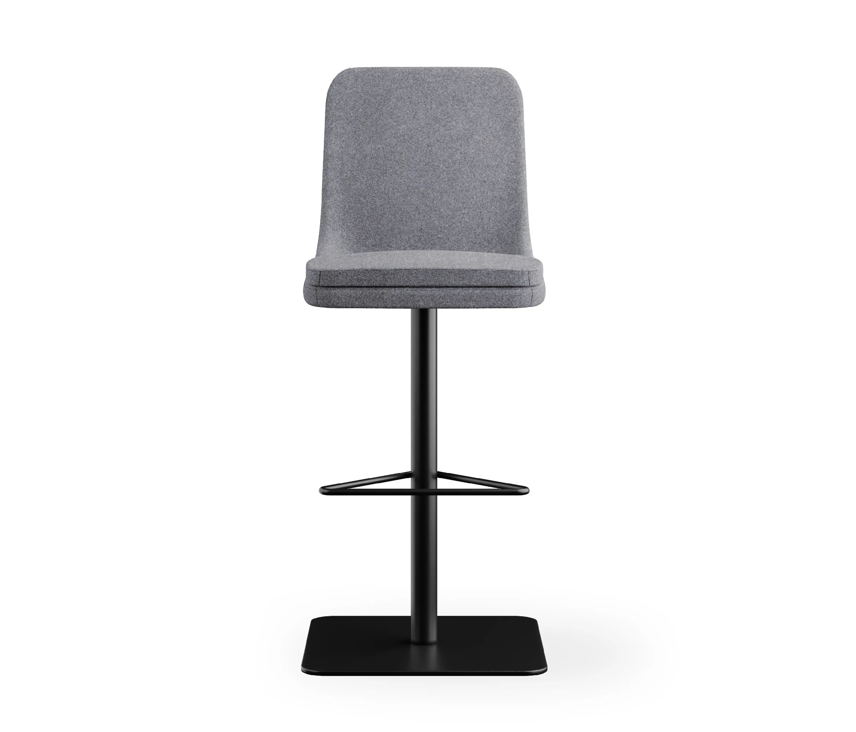 Rossin srl - sofie - Barstool, rotating base black, high back