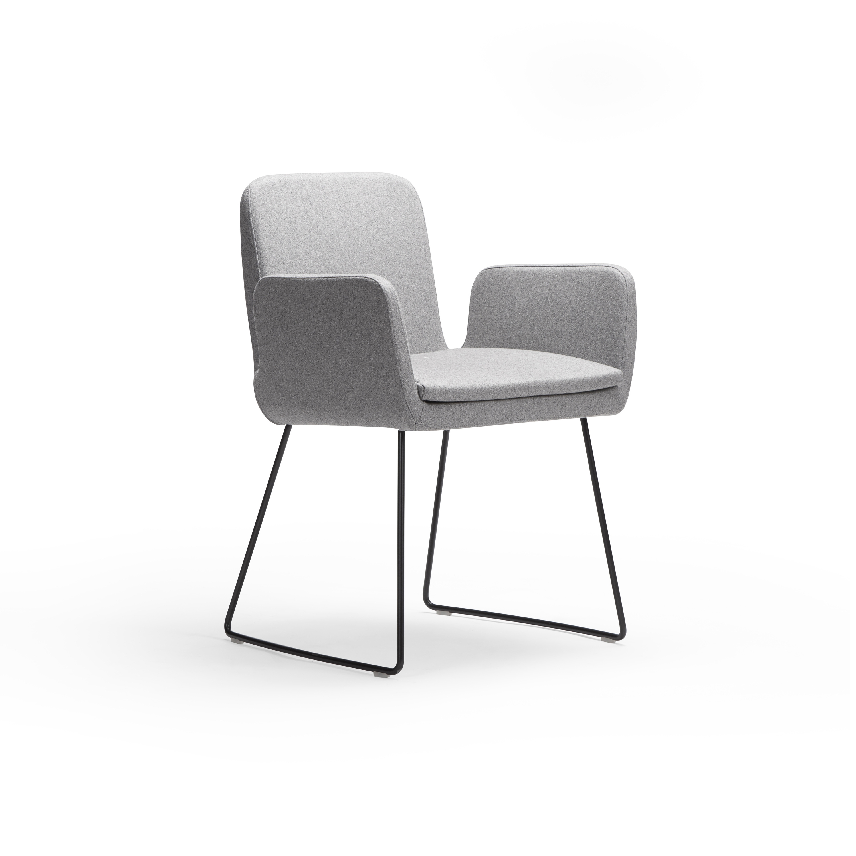 Display product sofie - Small armchair sled, metal base  from manufacturer Rossin srl