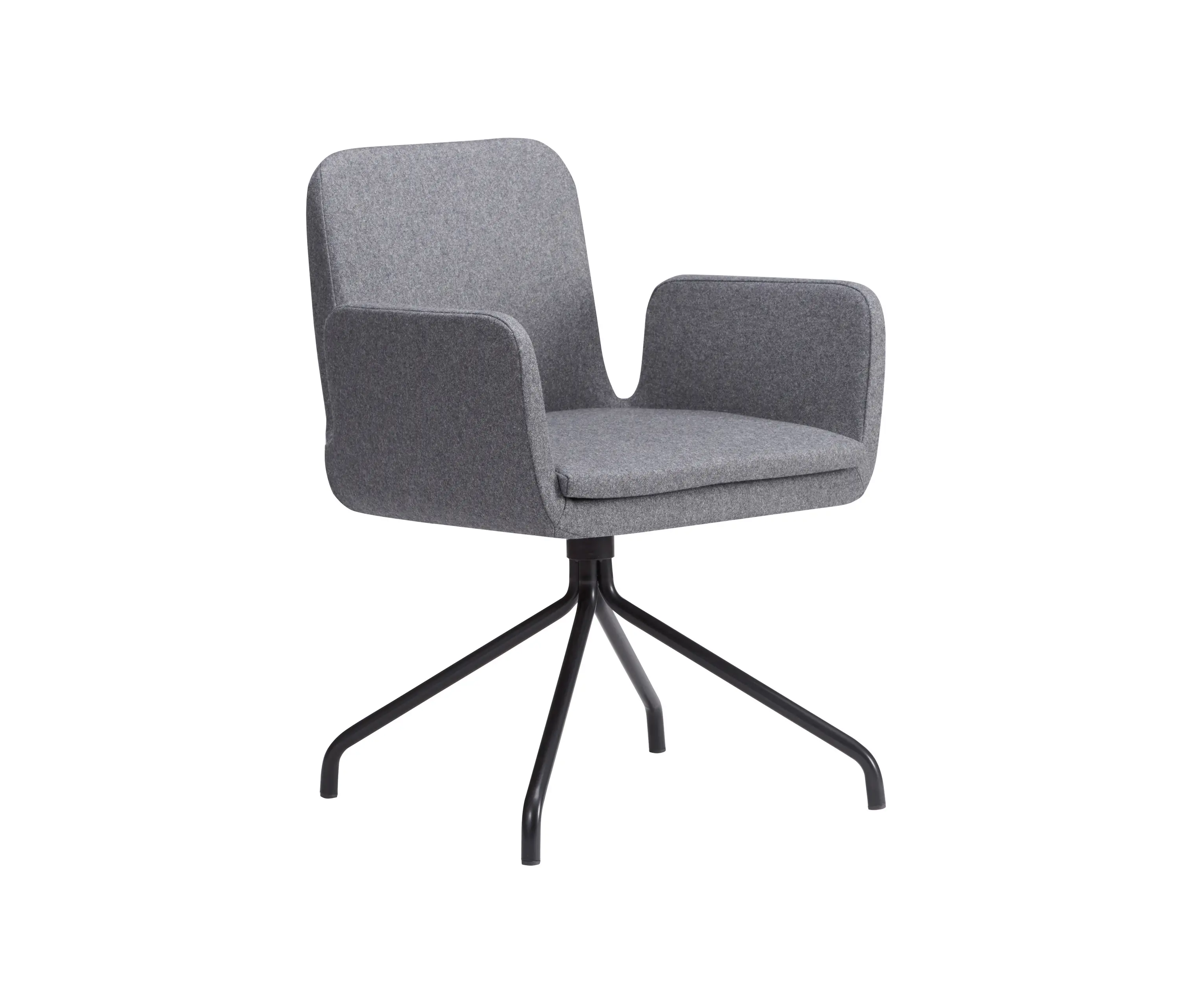 Rossin srl - sofie - Small armchair, with swivel black base