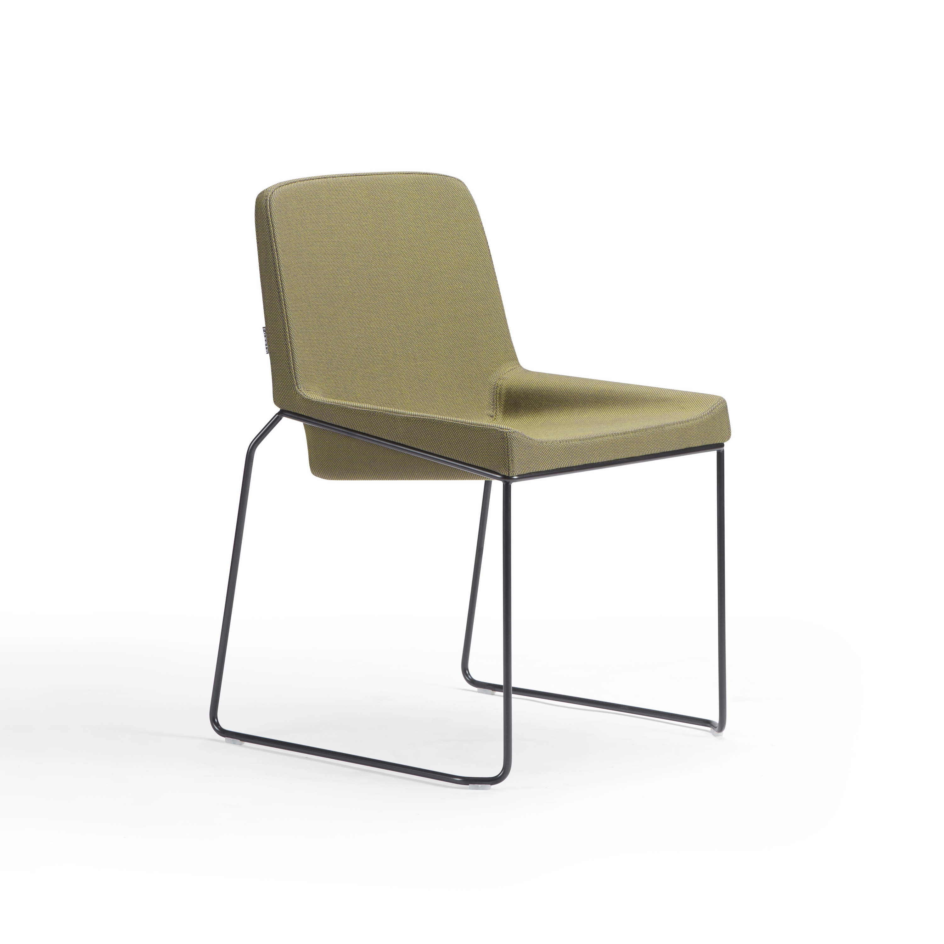 Display product tonic metal - Chair stackable, sled pedestal chrome plated from manufacturer Rossin srl