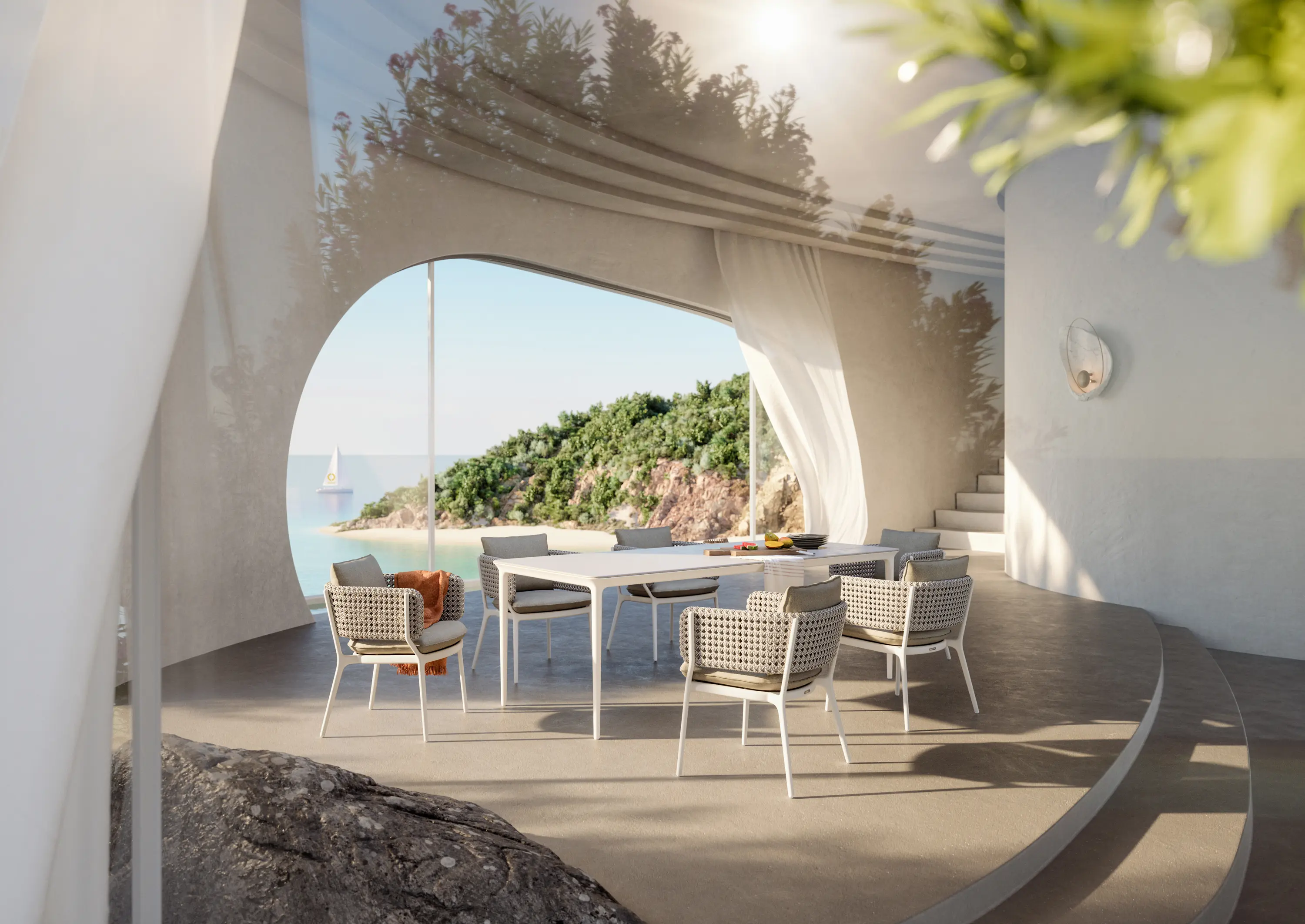 DEDON - BELLMONDE Dining table XL