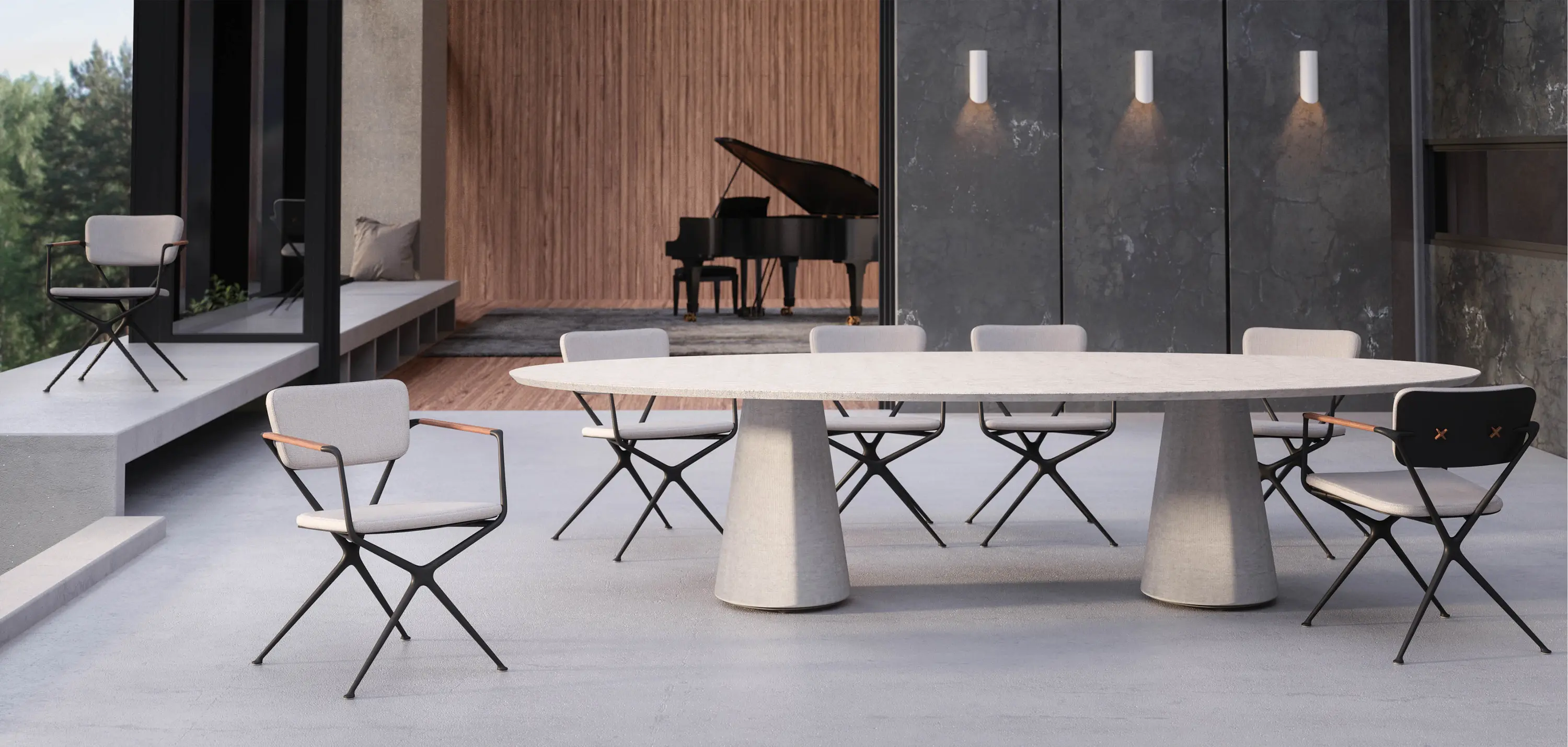 Royal Botania - Conix side table