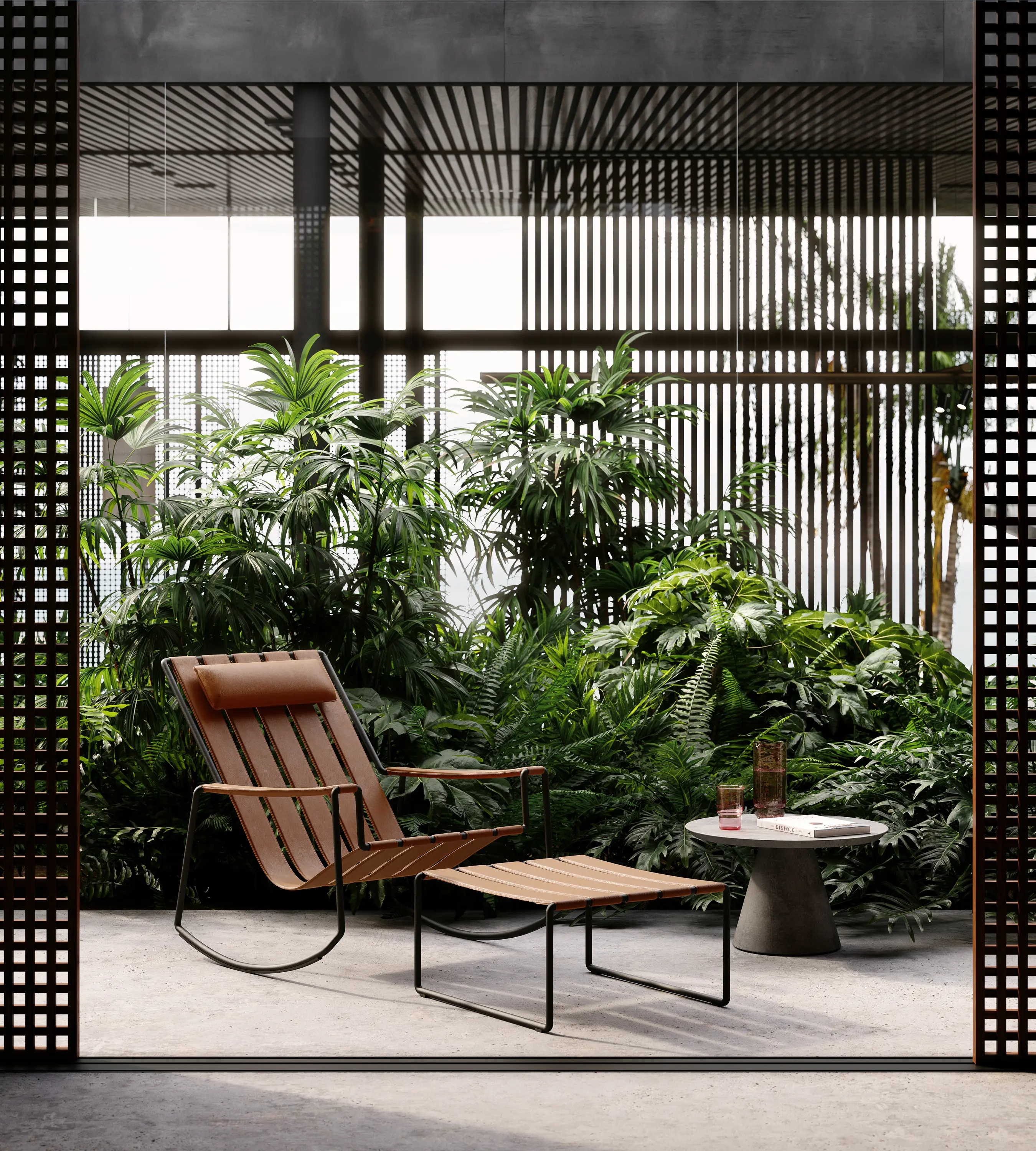 Royal Botania - Strappy 77 low chair