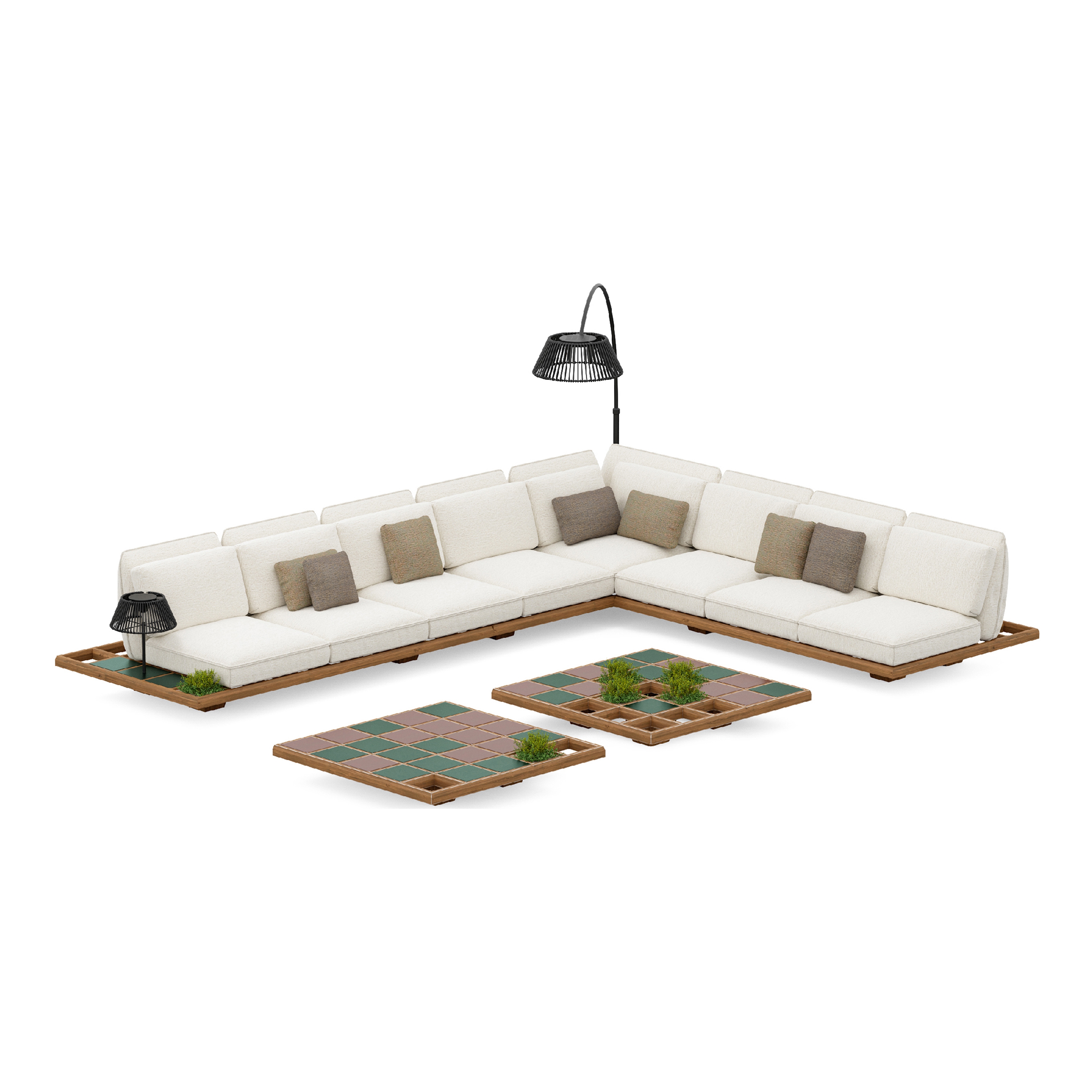 Display product Mozaix Lounge - set 02 from manufacturer Royal Botania