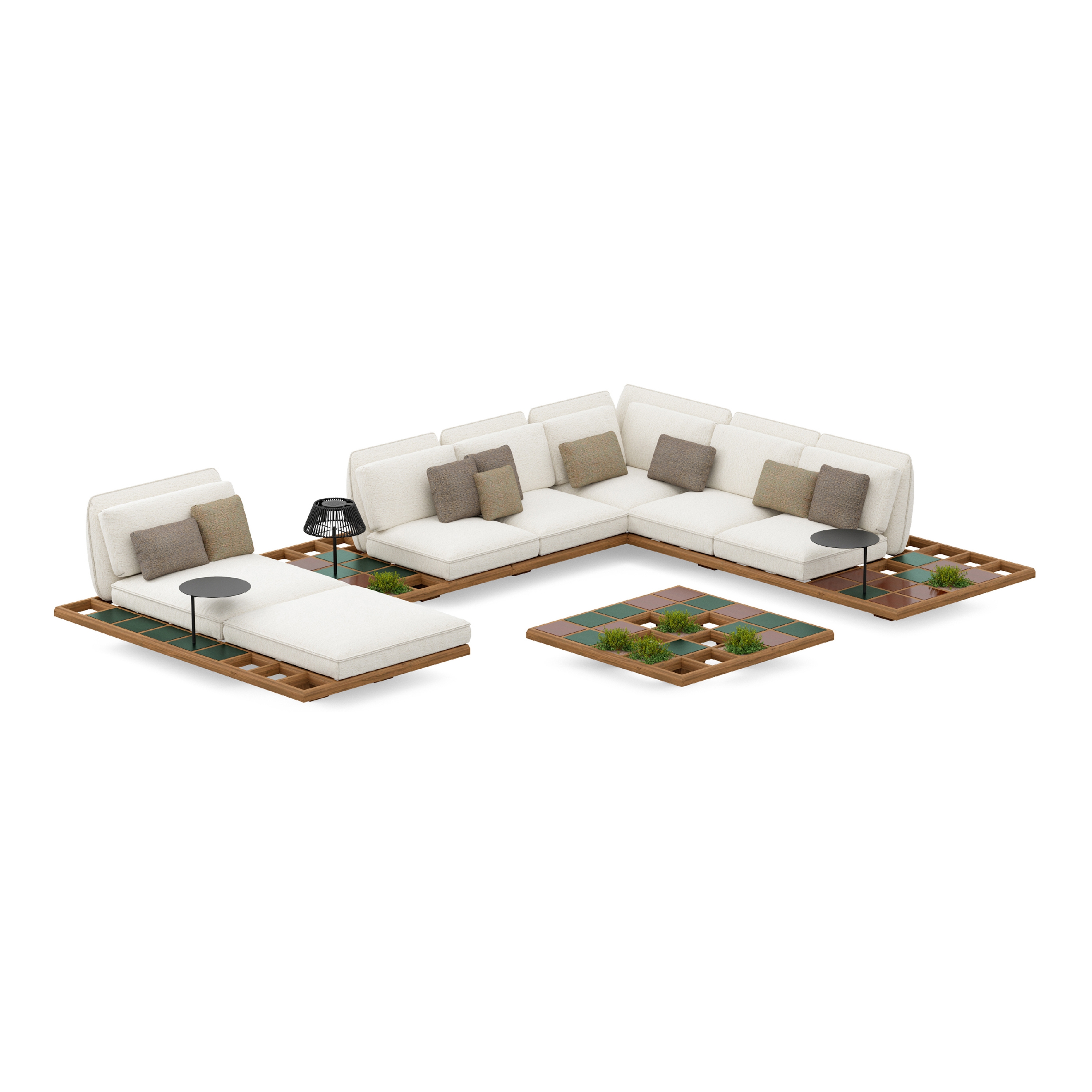 Mostra il prodotto Mozaix Lounge - set 05 del produttore Royal Botania