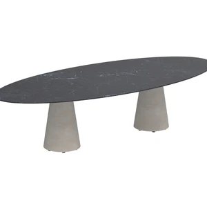 Display product Conix oval table from manufacturer Royal Botania