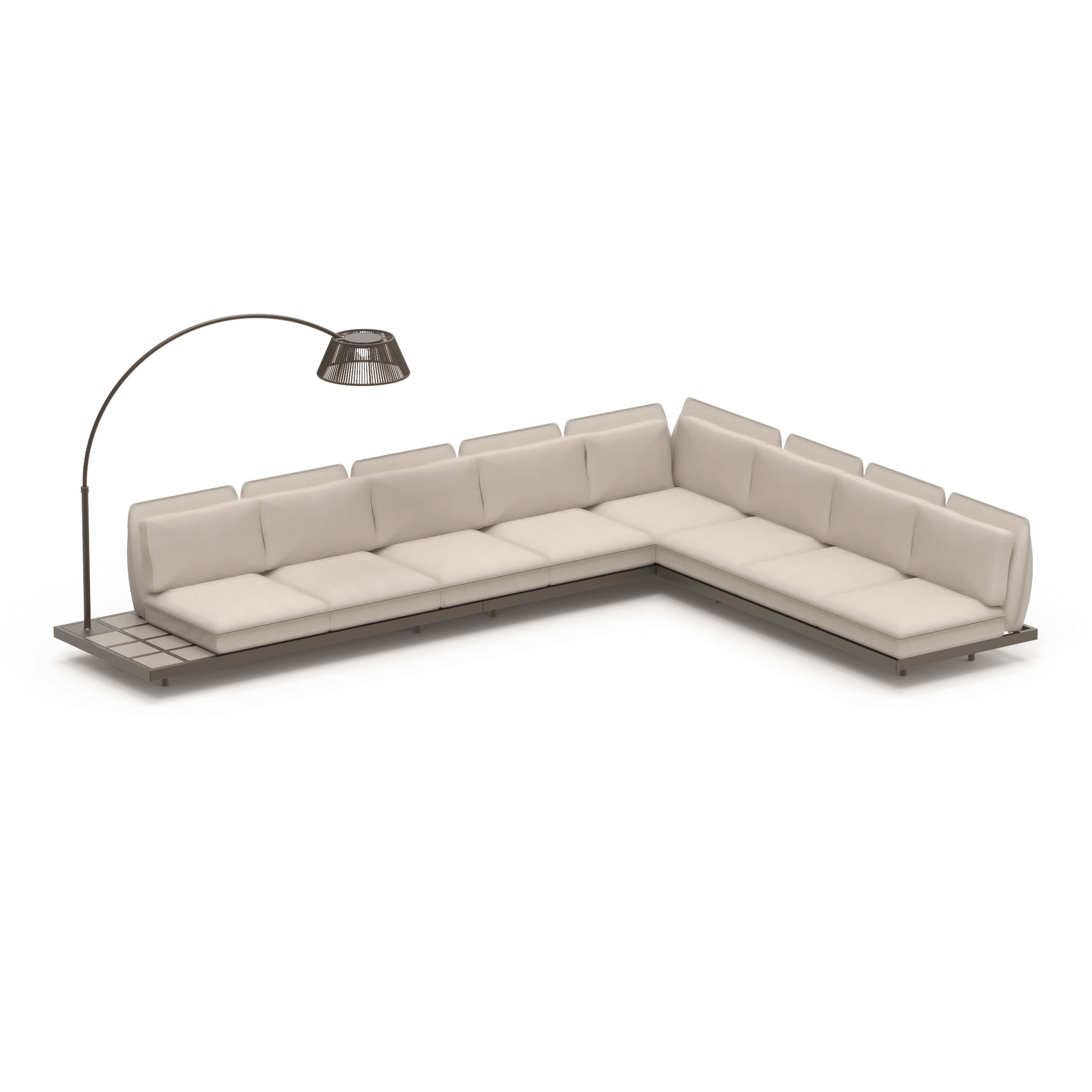 Display product Mozaix modular lounge from manufacturer Royal Botania
