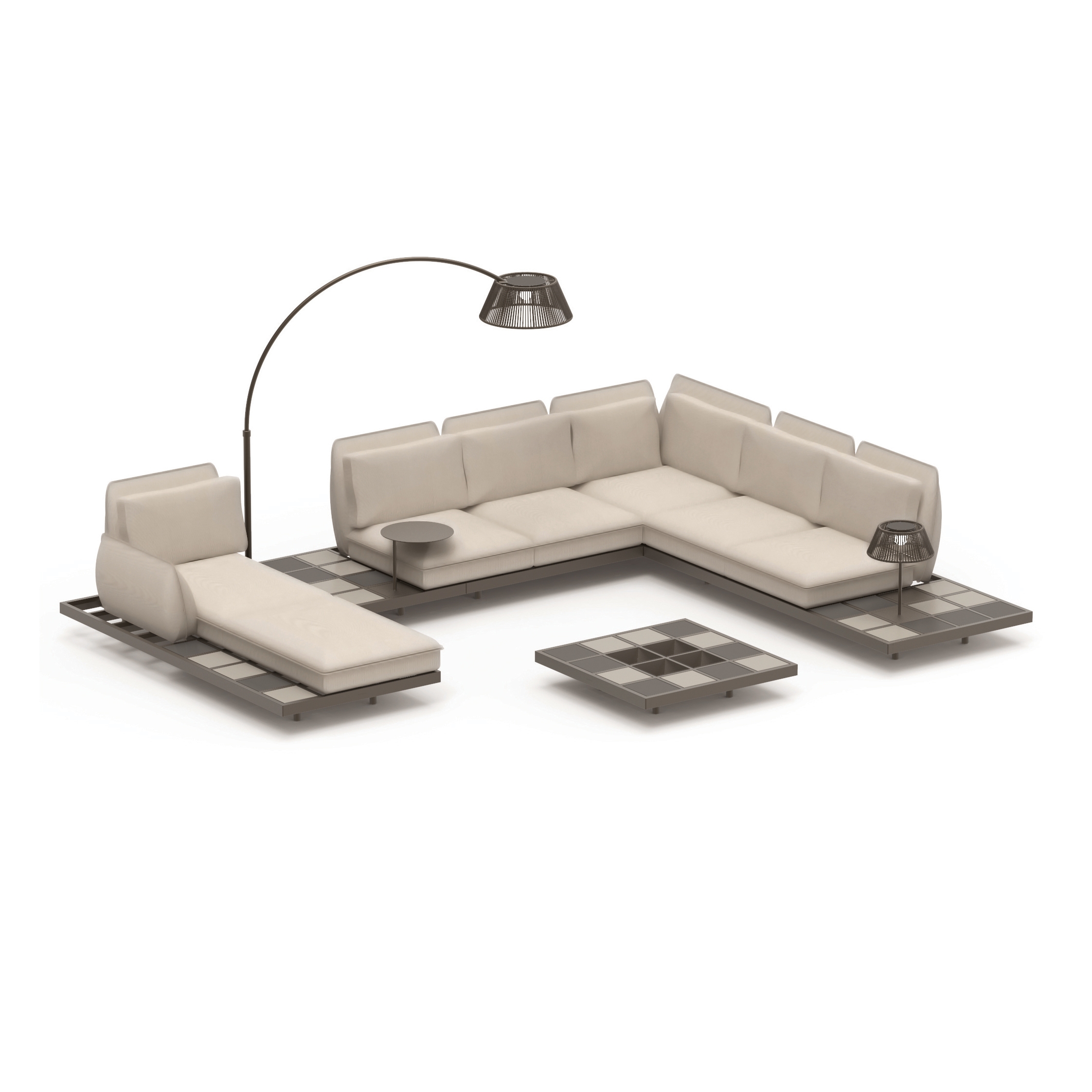 Mostra il prodotto Mozaix modular lounge del produttore Royal Botania