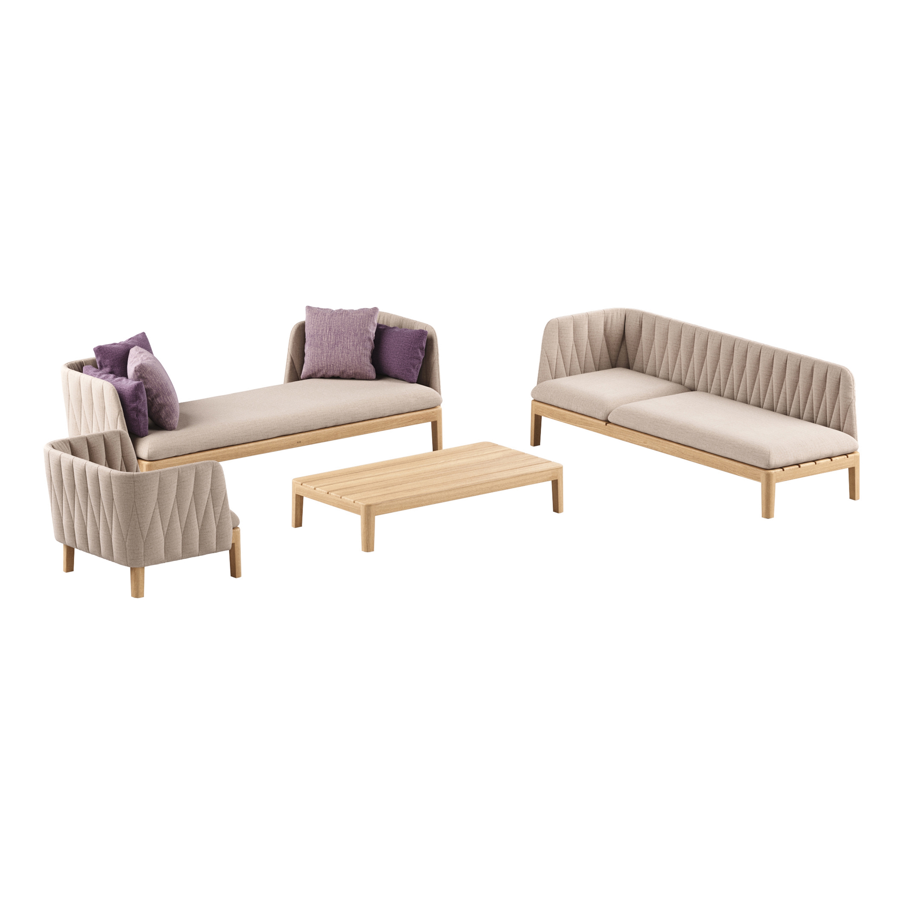 Display product Calypso lounge set 5 from manufacturer Royal Botania