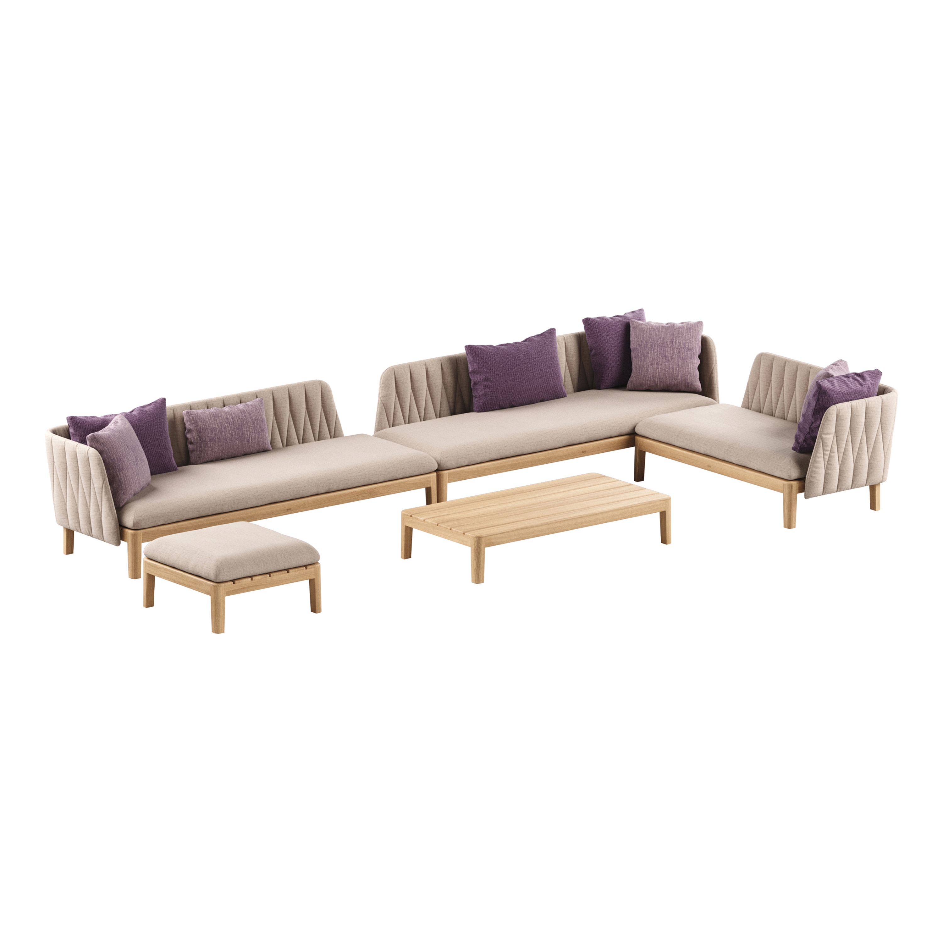 Mostrar el producto Calypso lounge set 7 del fabricante Royal Botania