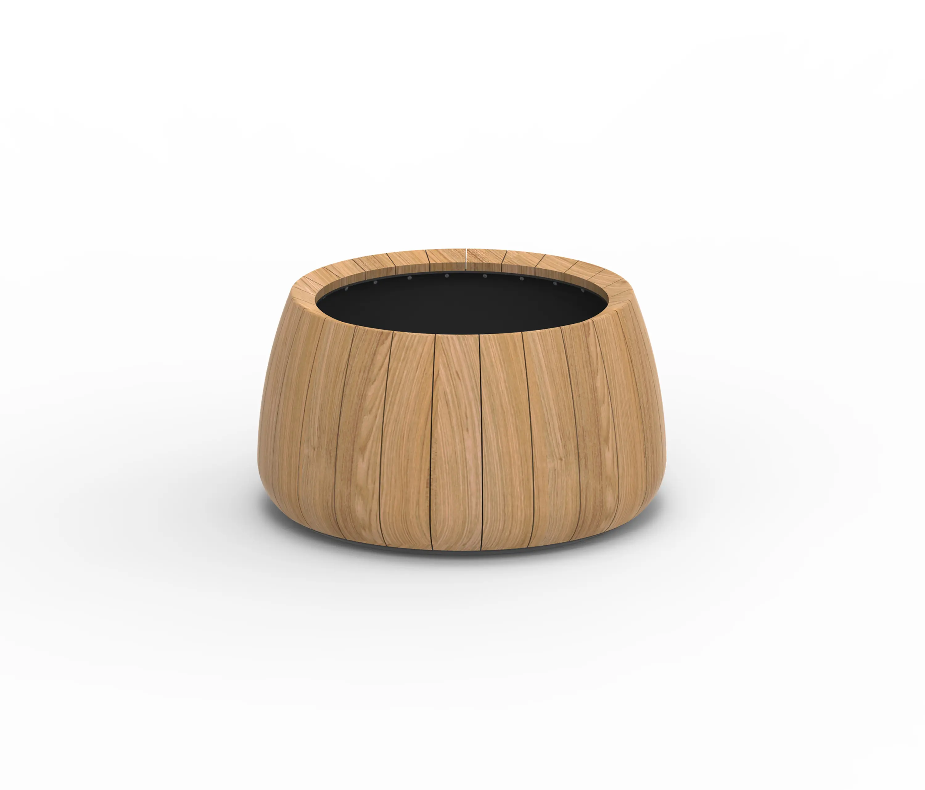 Royal Botania - Vaso per piante in tek Bariq Ø70