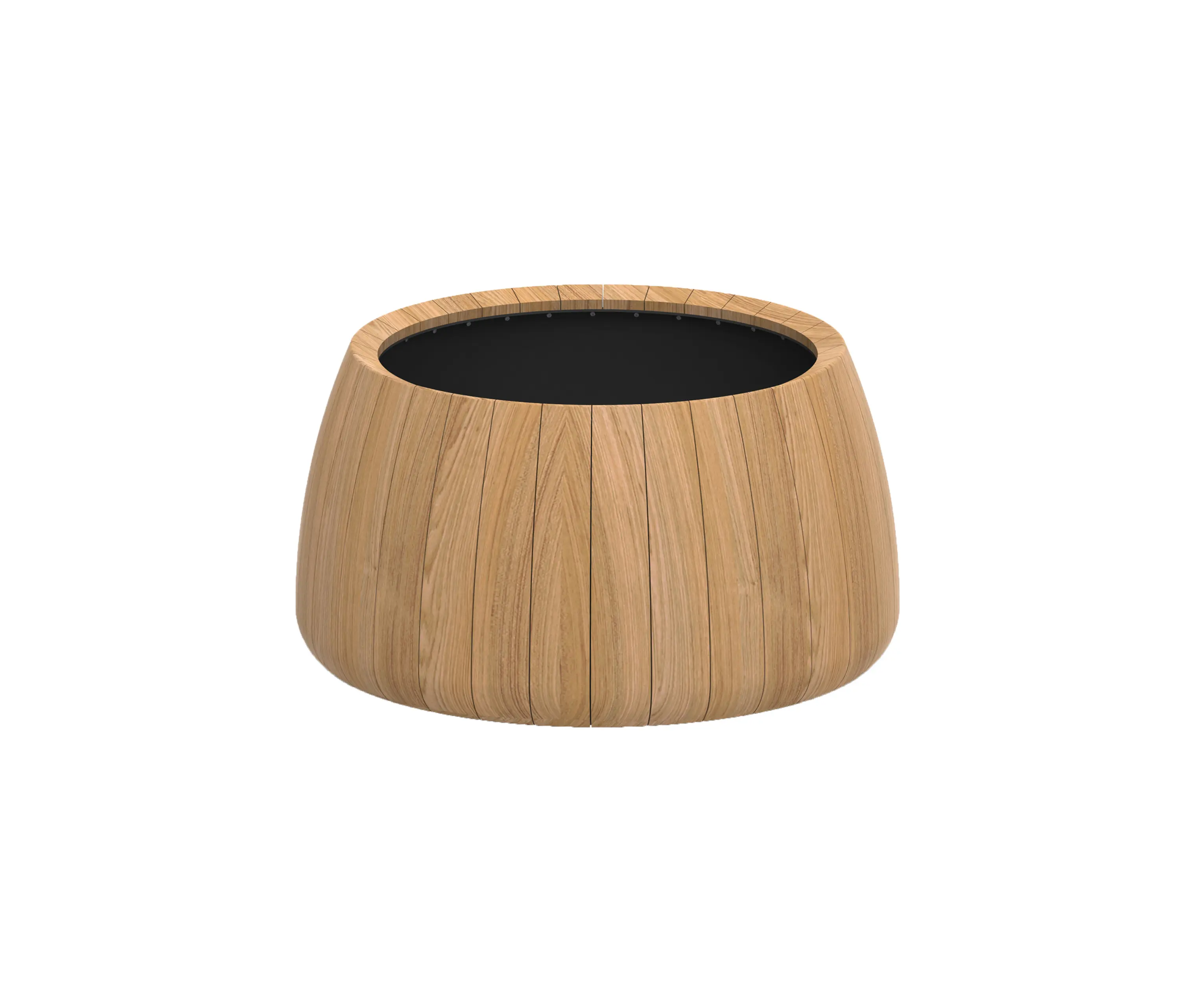 Royal Botania - Bariq teak planter Ø90