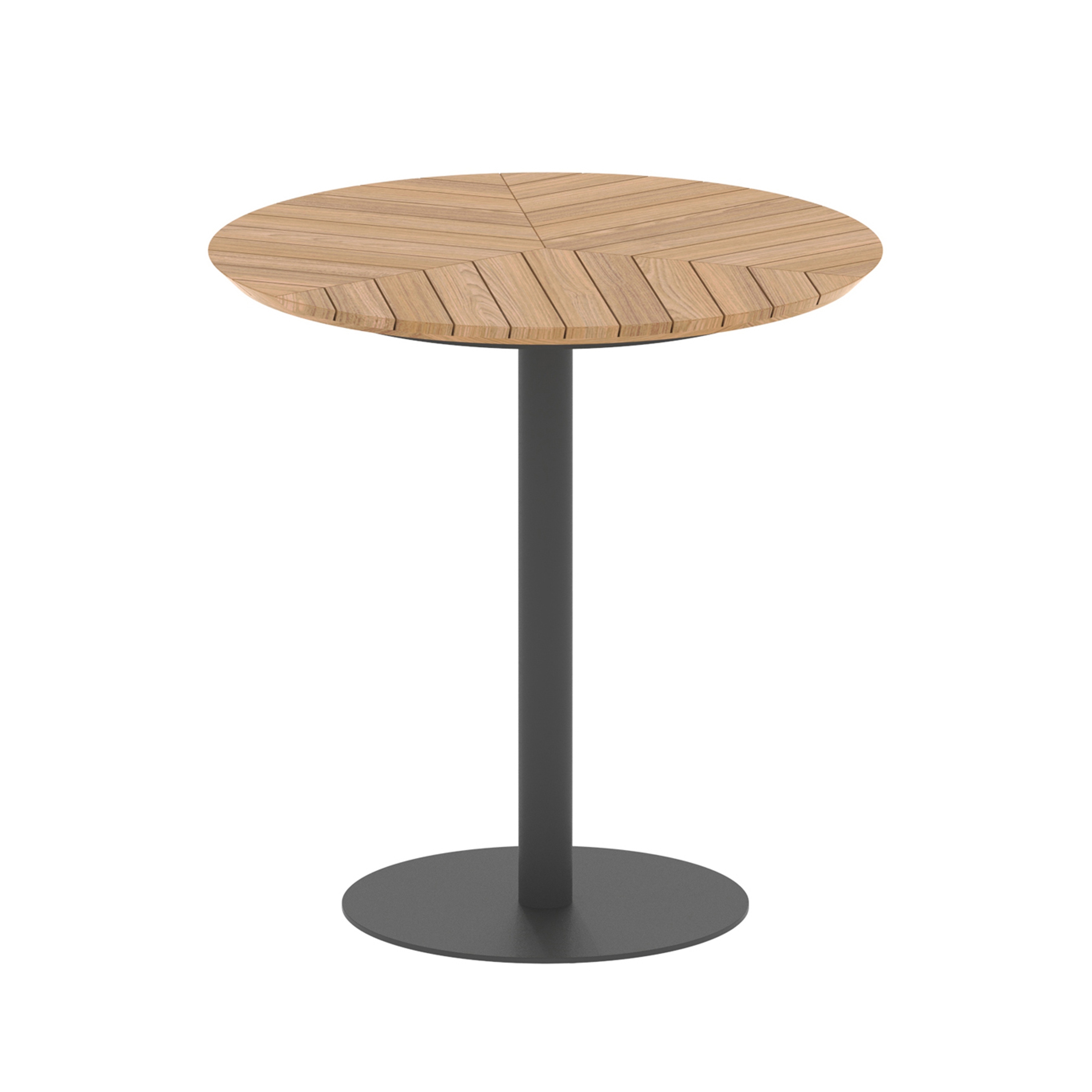 Butler round bartable 90 Counter Height Teak Top