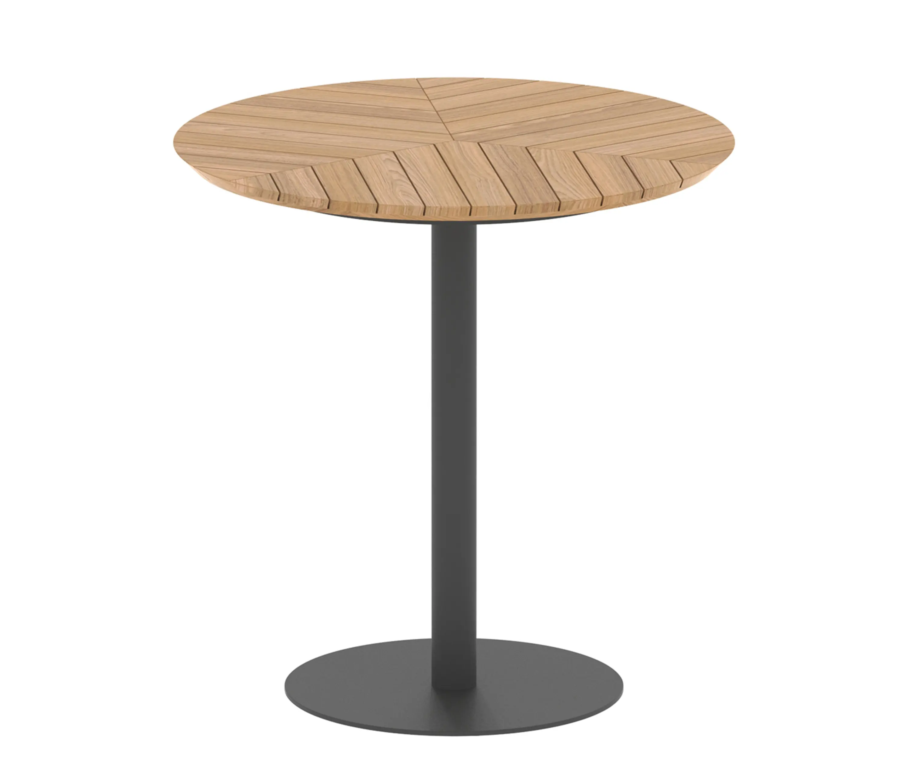Royal Botania - Butler round bartable 90 Counter Height Teak Top