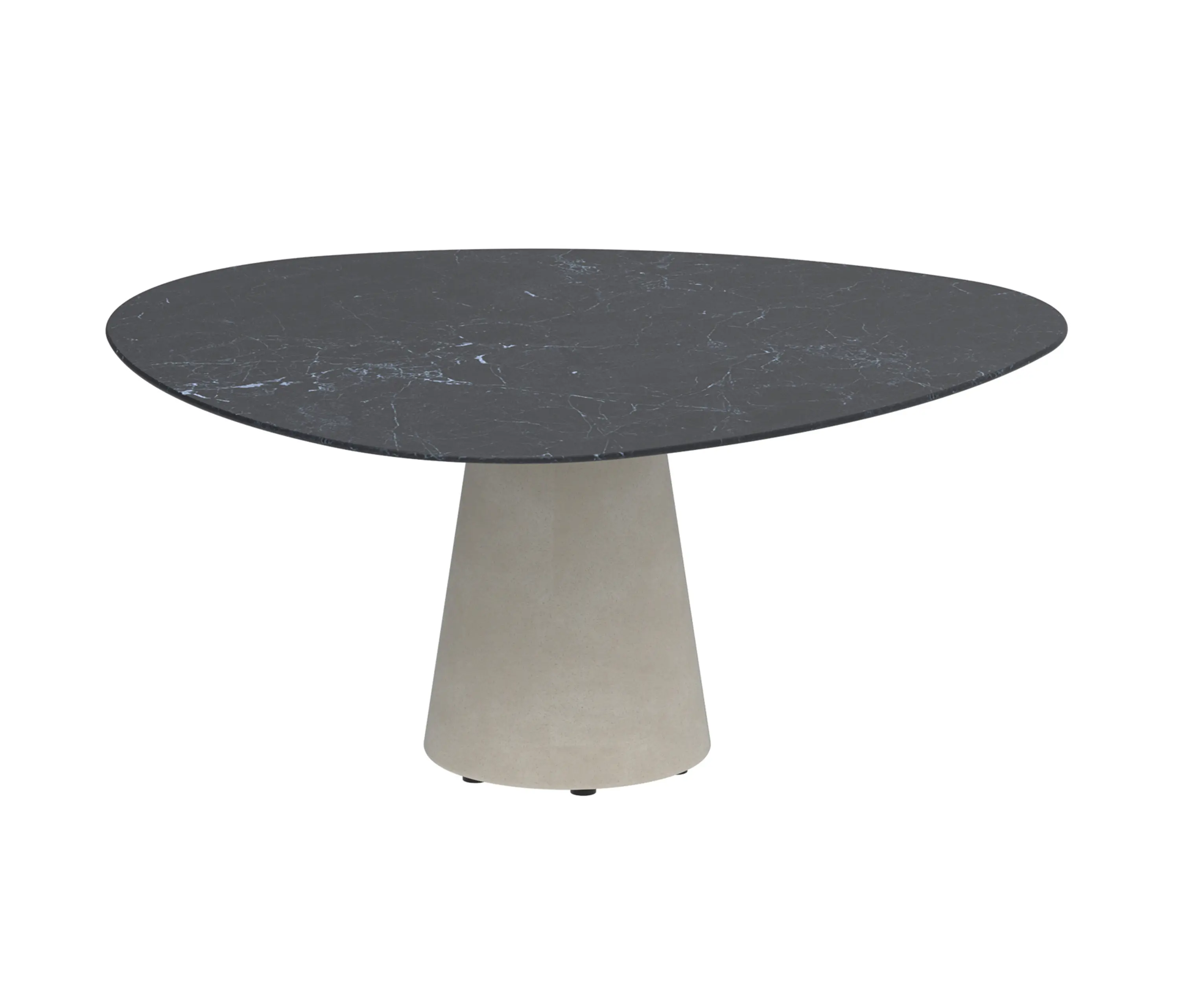 Royal Botania - Conix low dining table 150 plectrum