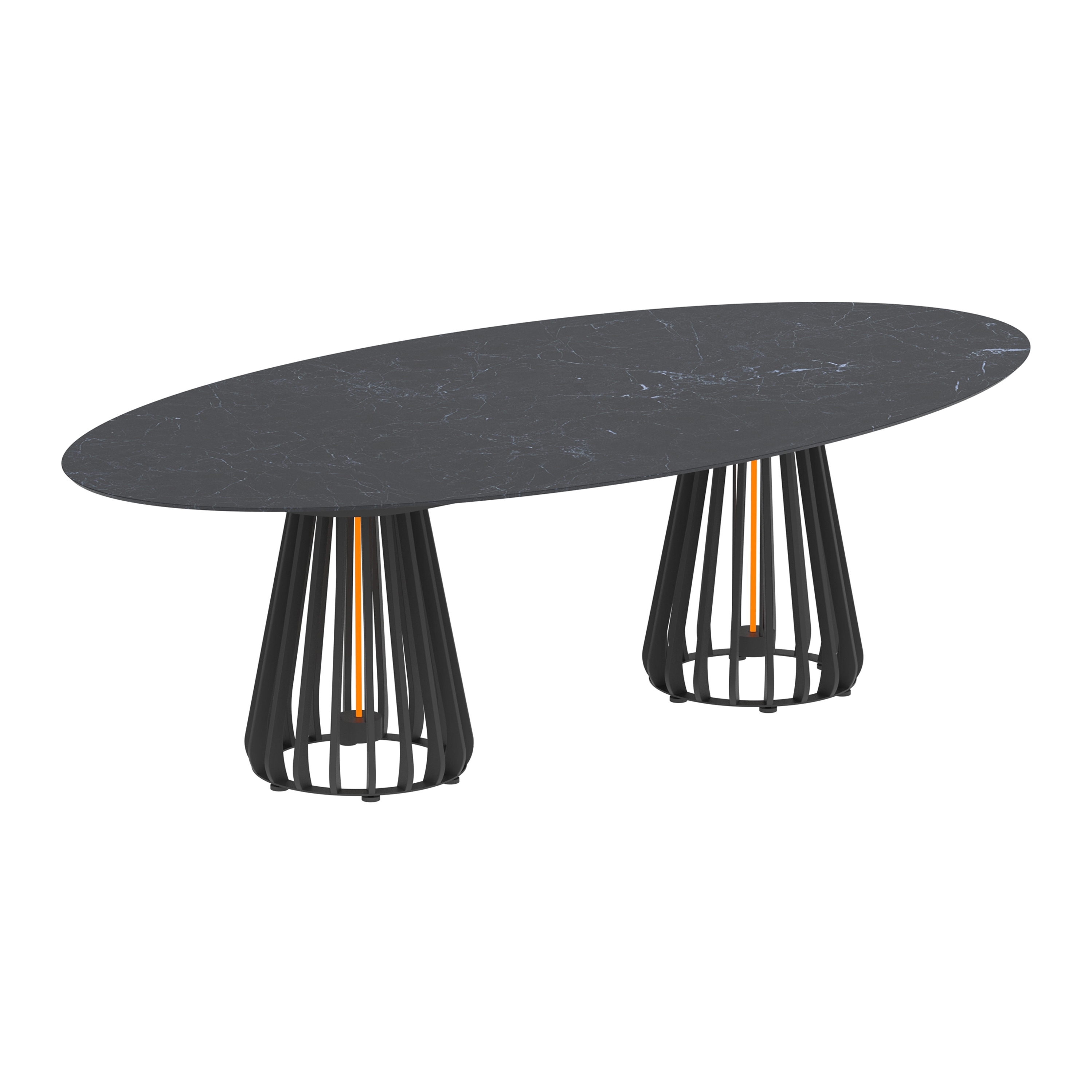 Mostra il prodotto Furniz Standard Dining Table 250x130 cm Ceramic top del produttore Royal Botania