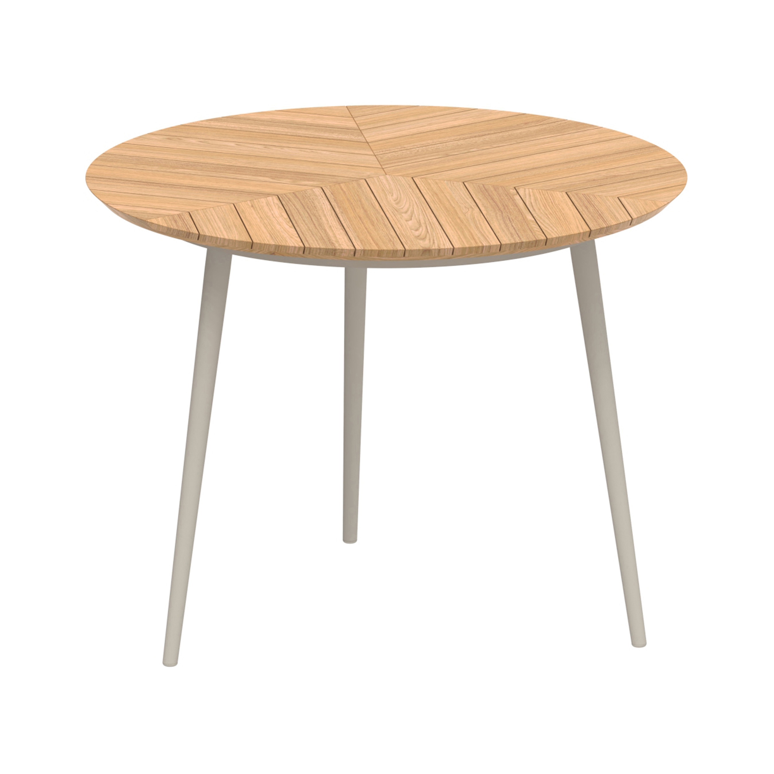 Styletto table 120R counter height teak top