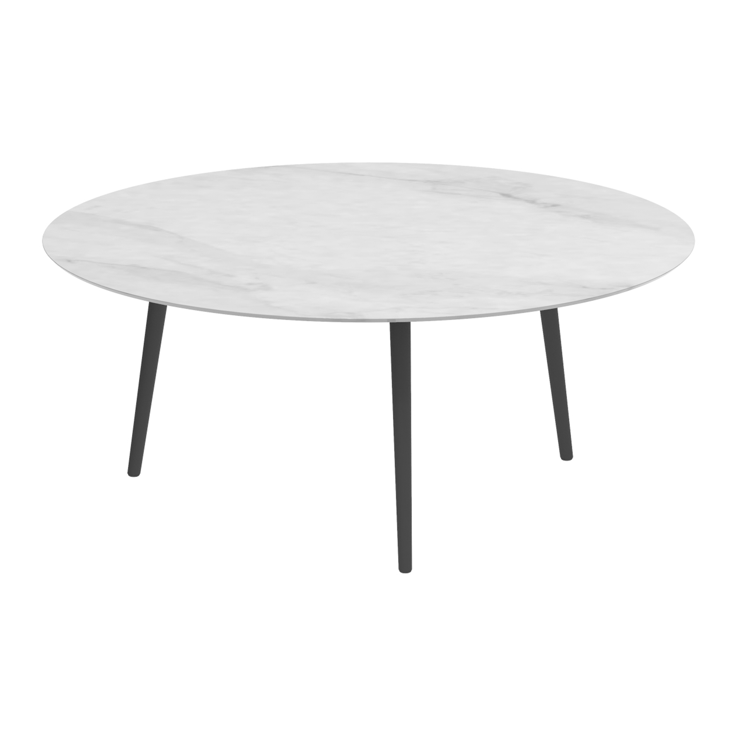 Styletto low dining table 160cm round