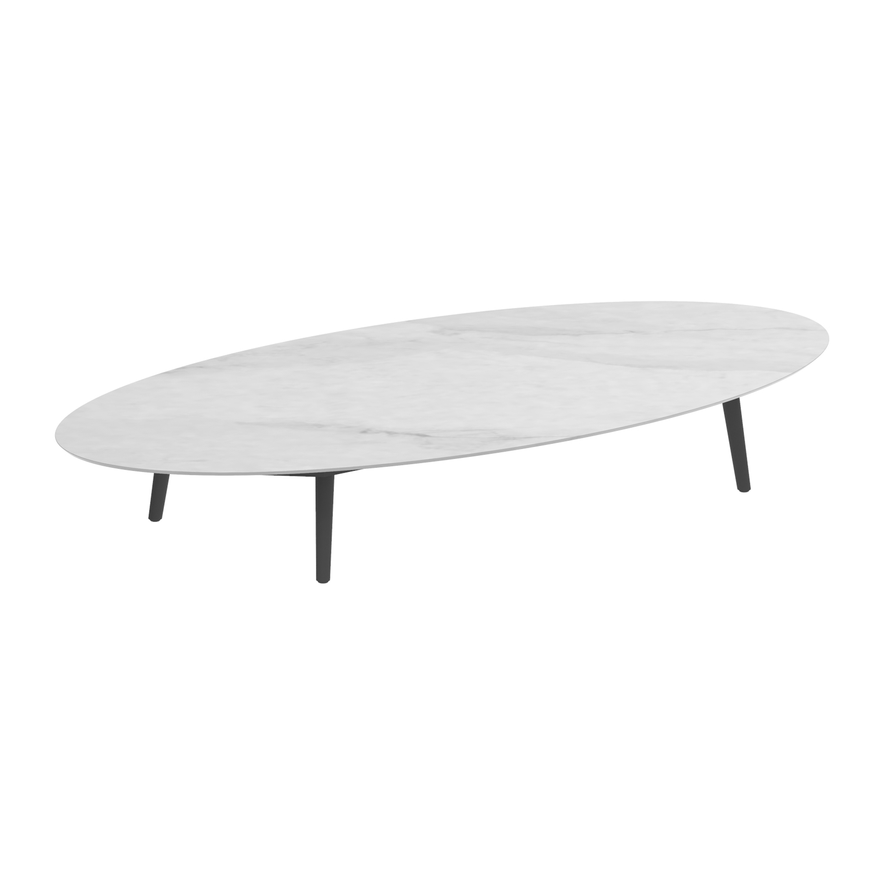 Styletto low lounge table 250x130cm