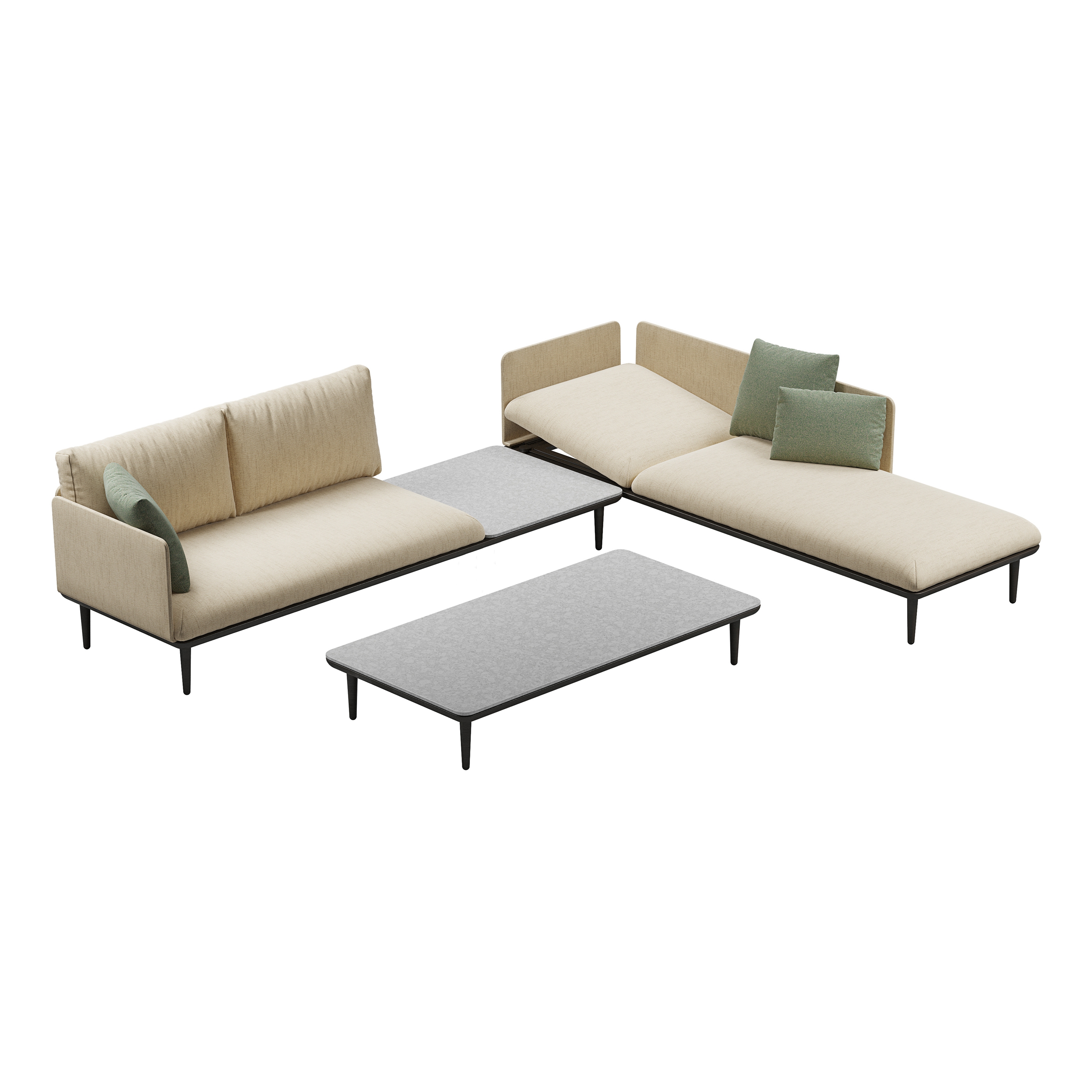 Display product Styletto Lounge Set 3 from manufacturer Royal Botania
