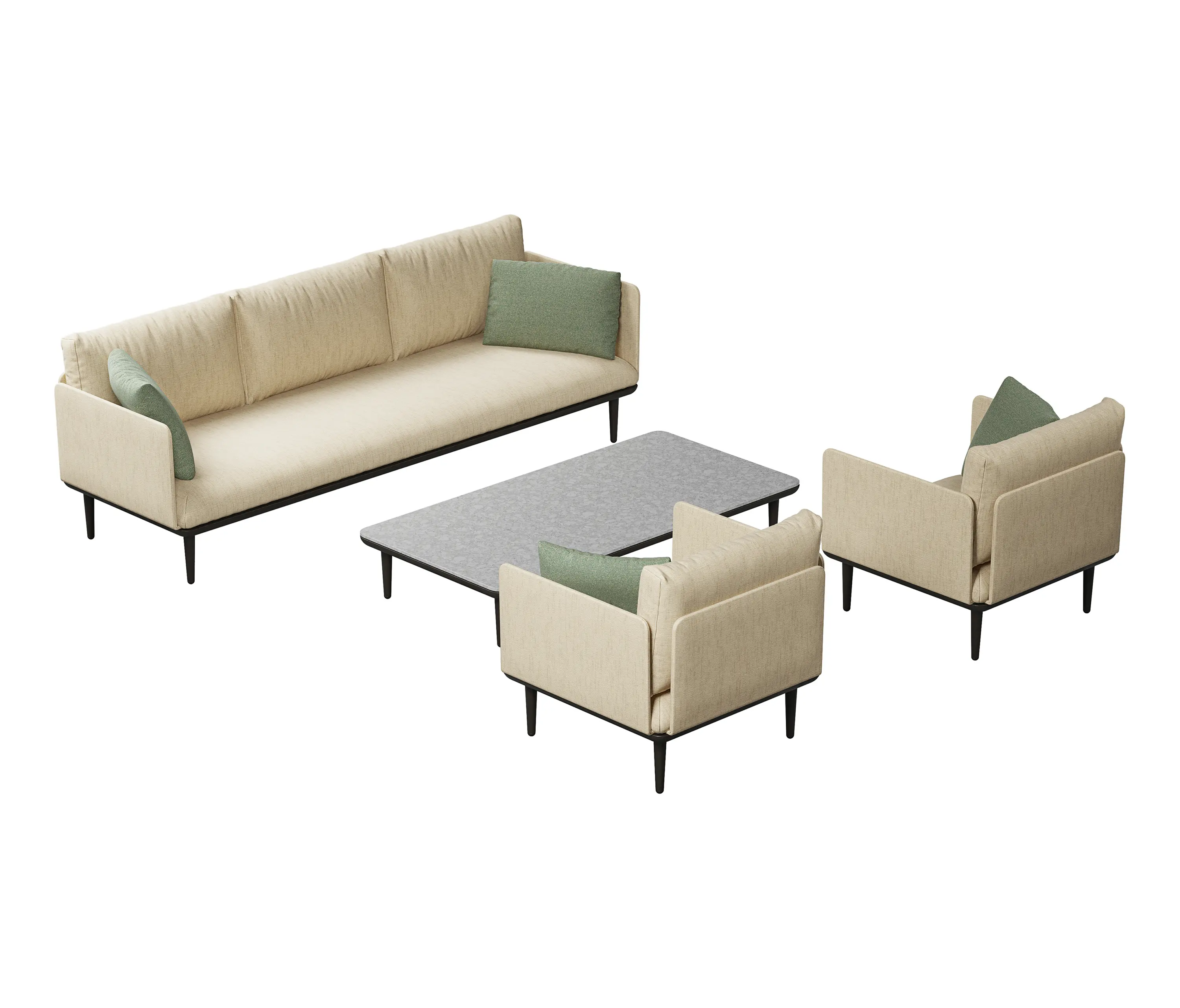 Royal Botania - Styletto Lounge Set 4